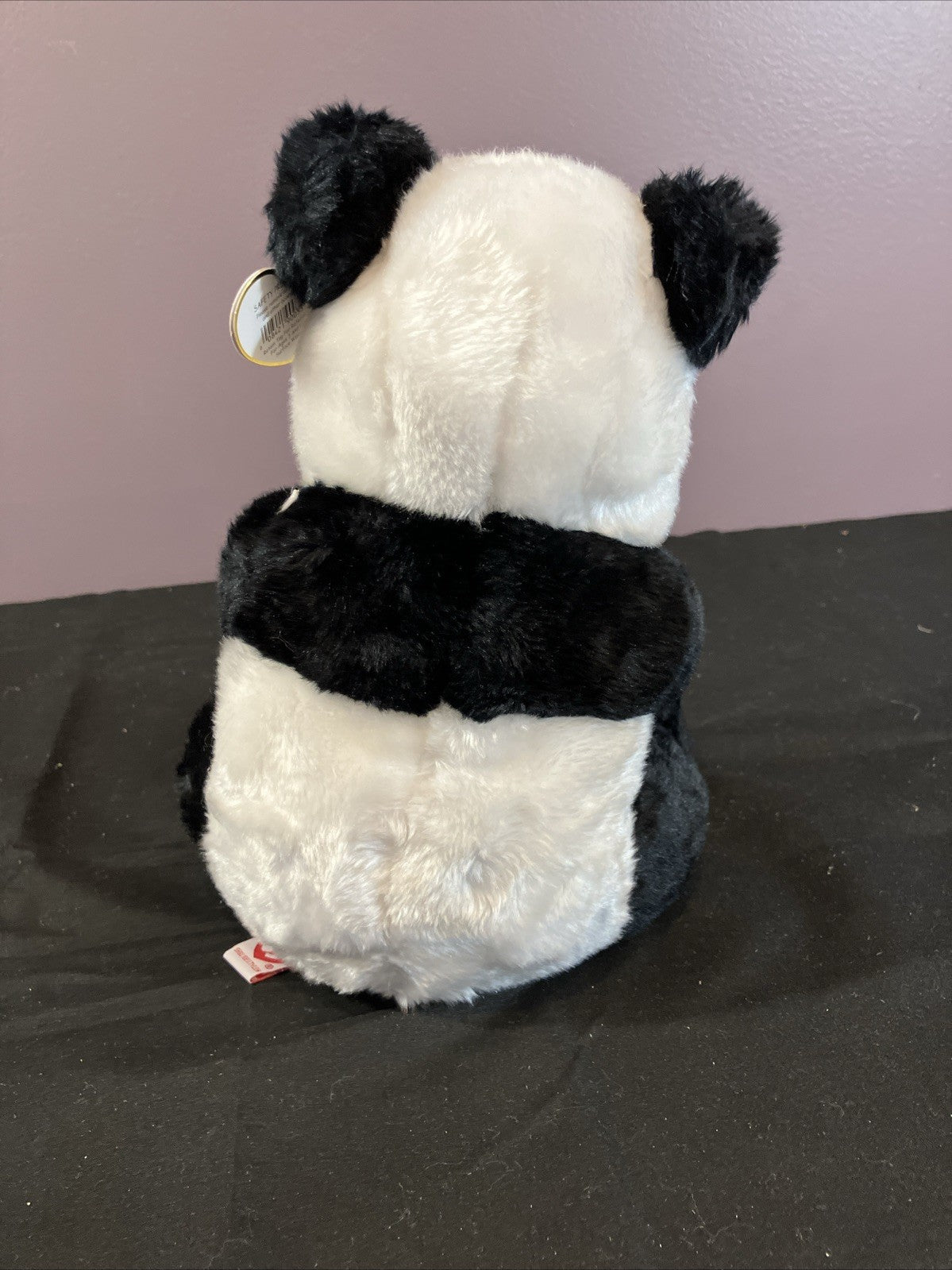 Ty Beanie Buddies Li Mei Panda Plush 10 Inch Bear Felt Leaves