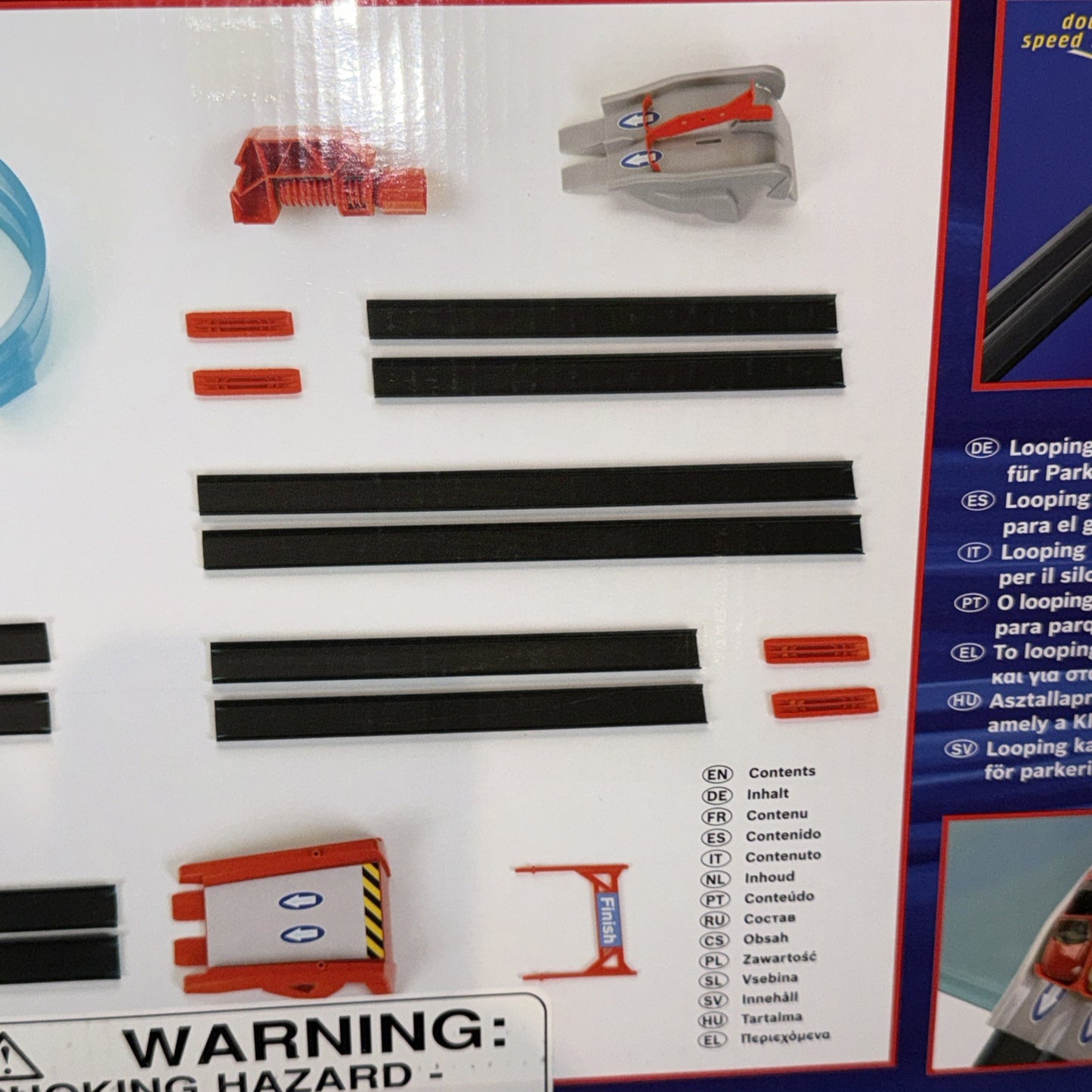 Vintage Bosch Service Looping Race Track Set Incomplete Missing 1 Loop
