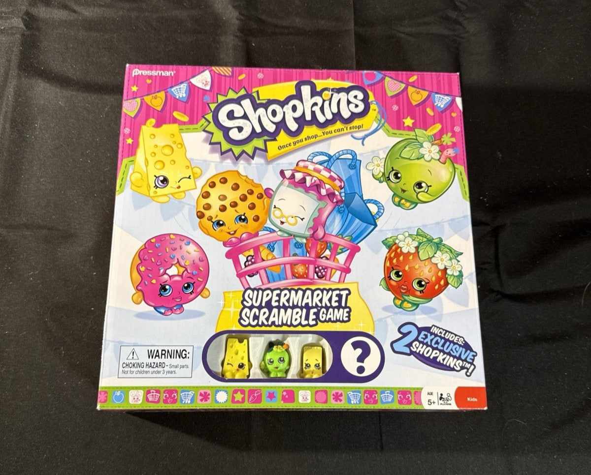 Shopkins Supermarket Scramble Game w Exclusive Figures