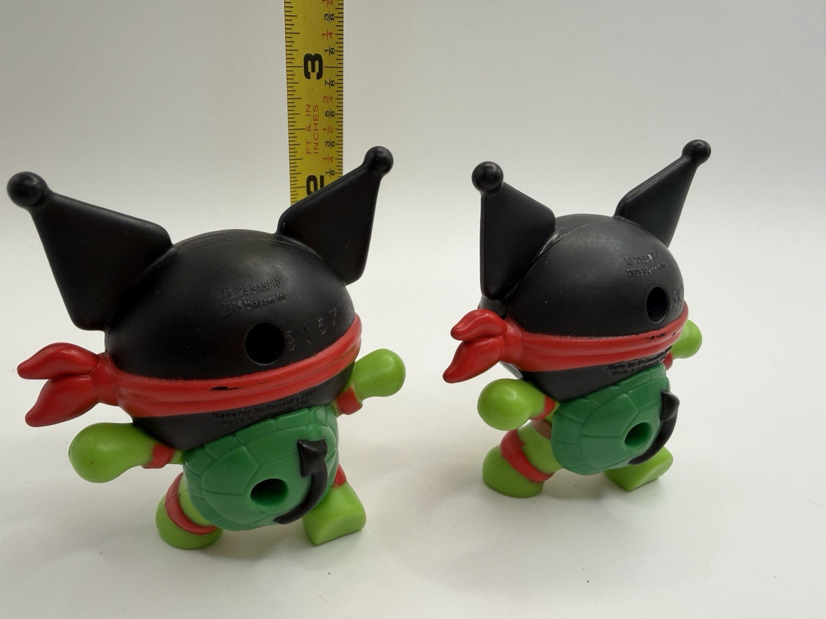 Sanrio Hello Kitty Kuromi TMNT McDonalds Happy Meal Toys Lot 6 2025 Figures Set