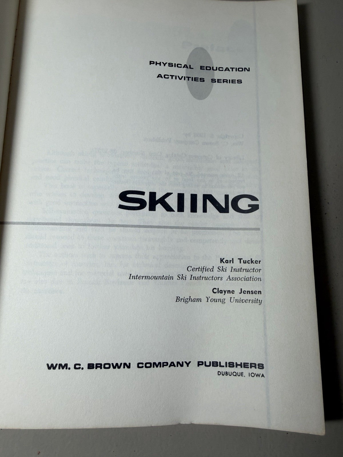 Vintage 1967 Brown Physical Education Activities Skiing Tennis Booklets Lot 2