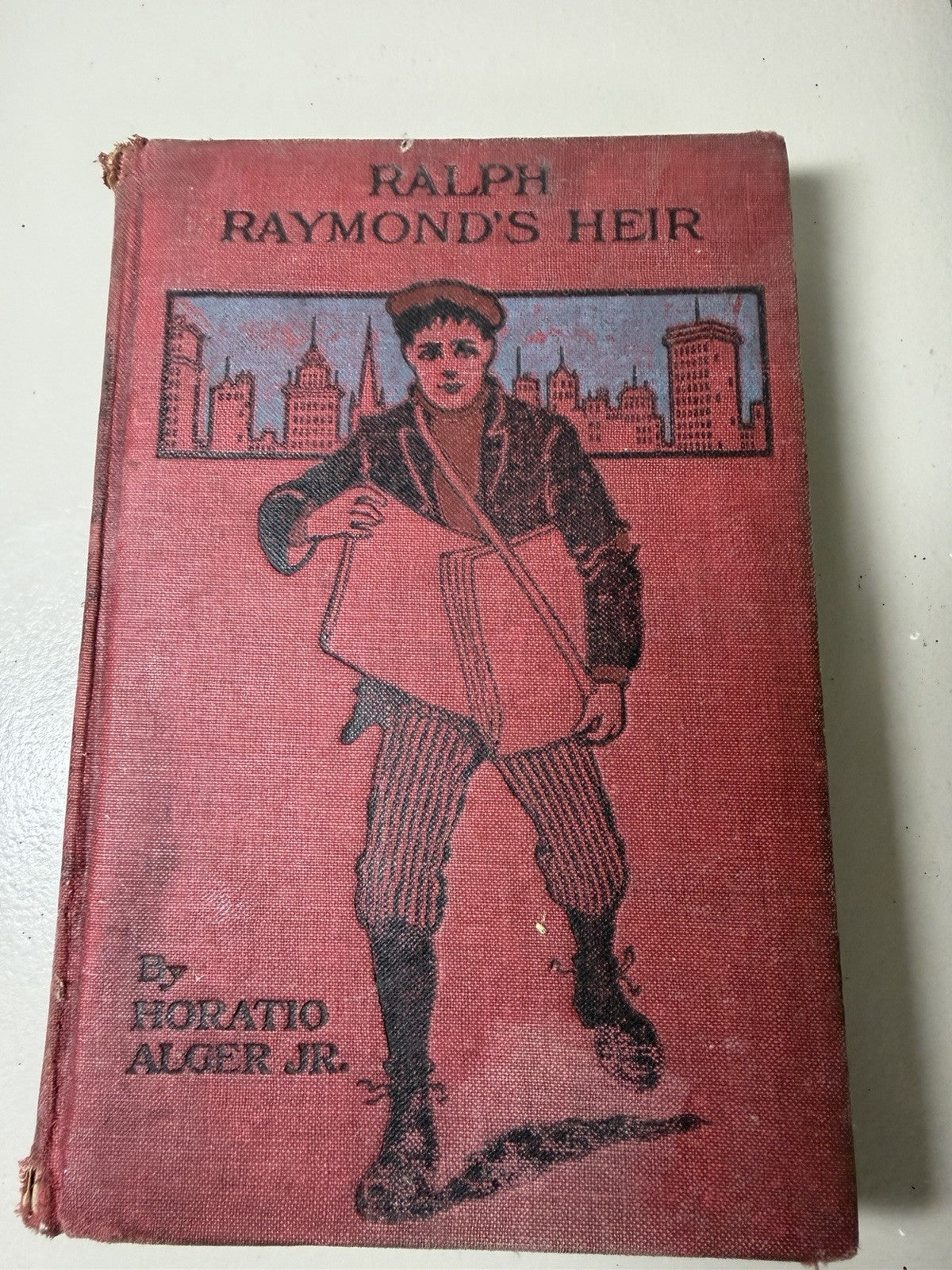 Vintage Horatio Alger Jr Books Lot 2 Ralph Raymonds Heir Phil The Fiddler HC