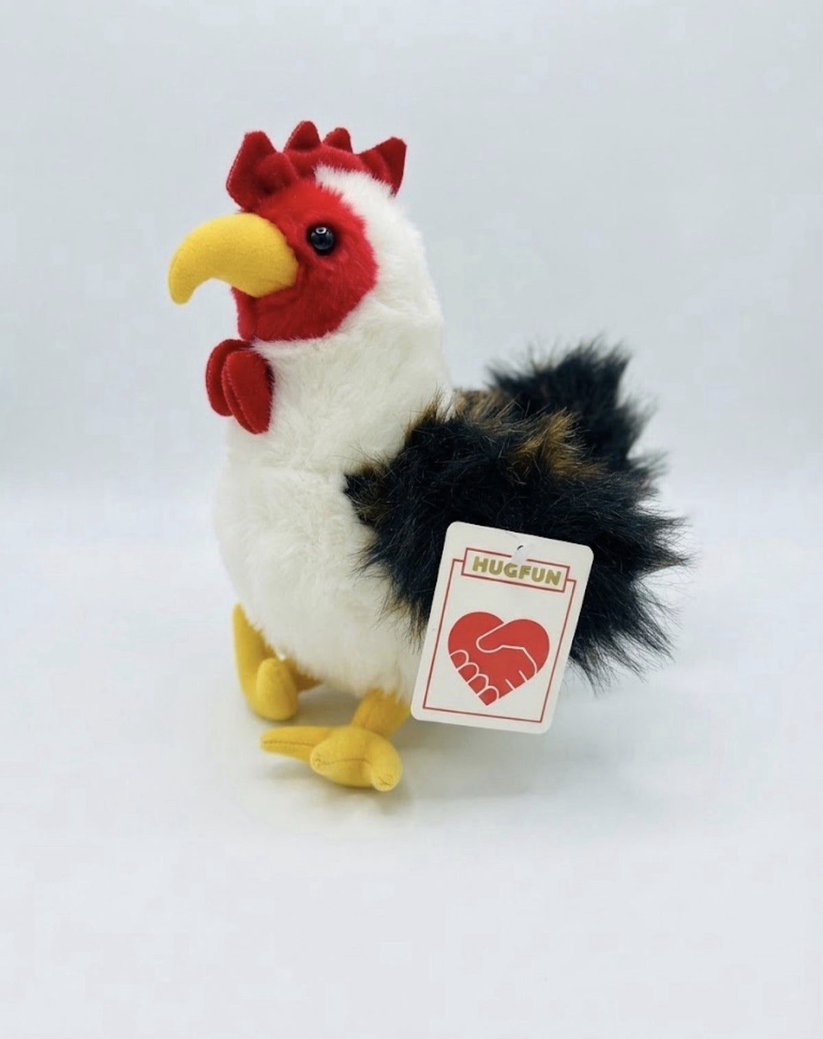 Hugfun Rooster Chicken Plush Stuffed Animal 2004 NWT 9.5 Inch Farmhouse Toy