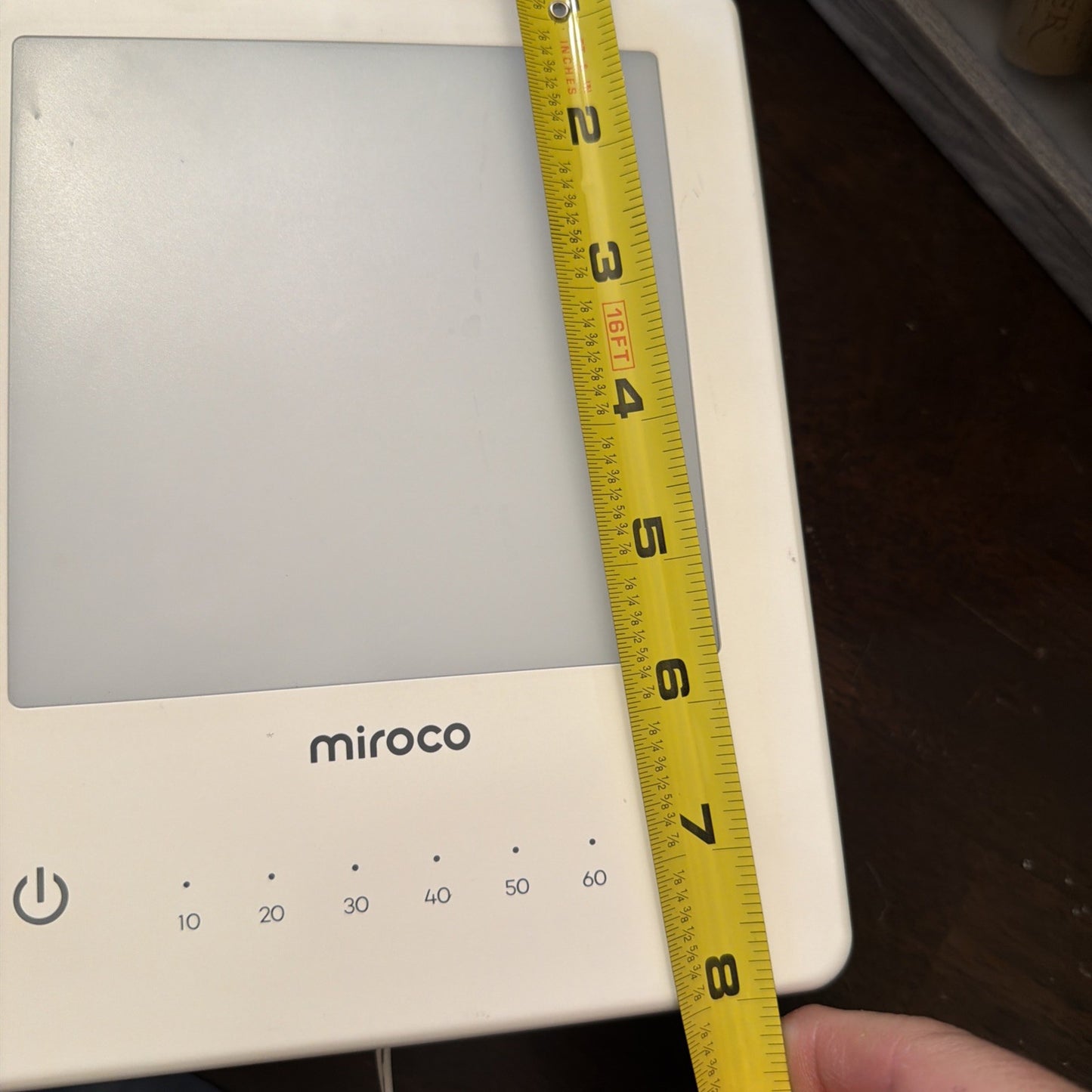 Miroco MI CL003 UV Free LED Light Therapy Lamp Portable Daylight Tested Works