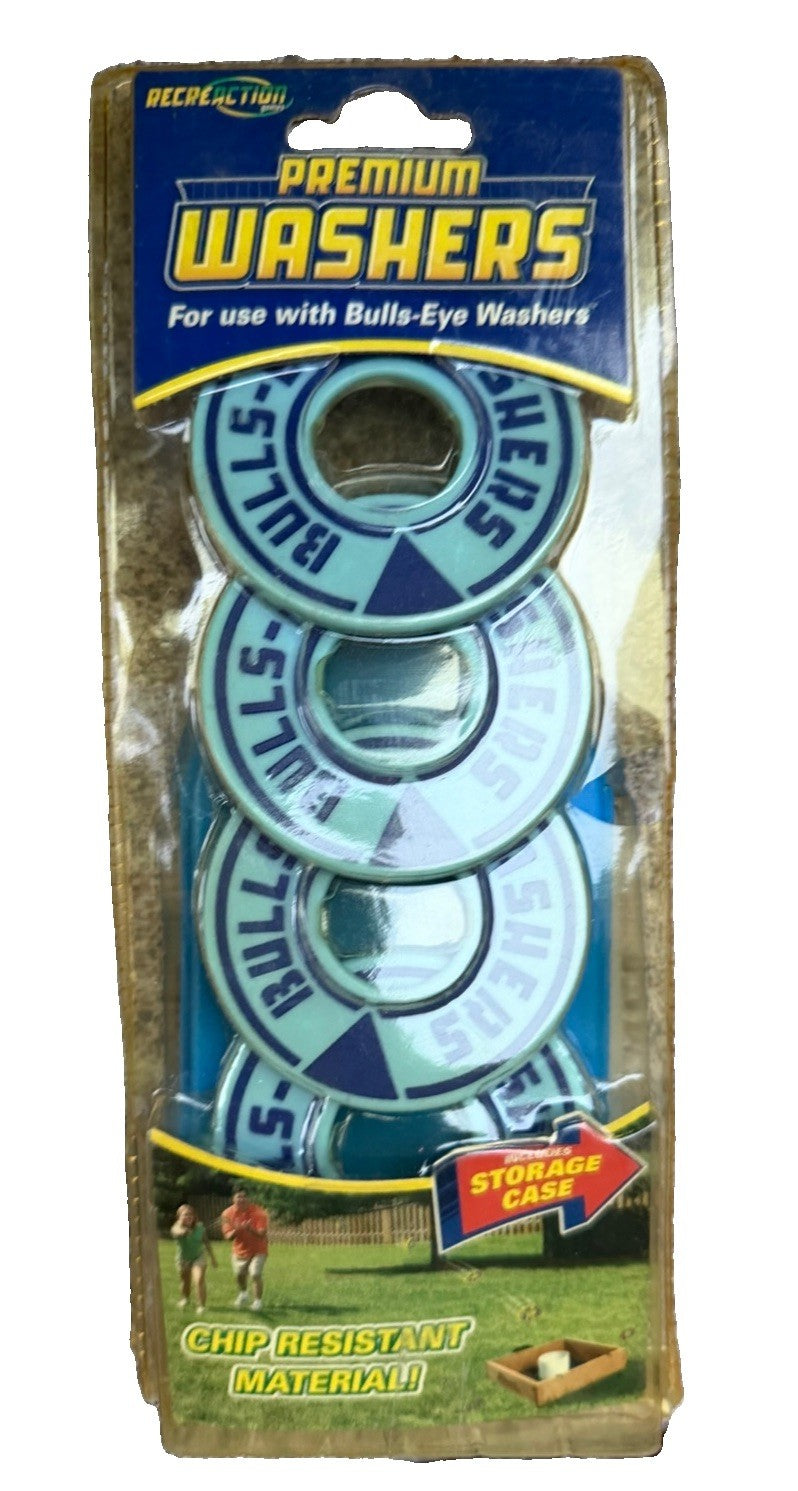 Fundex Bulls Eye Washers Replacement Set 4 Official Premium Washers Game Pieces