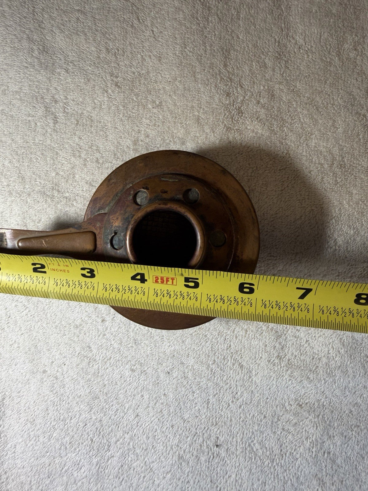 Vintage Copper Fondue Burner Chafing Dish Pot Replacement Heating Base