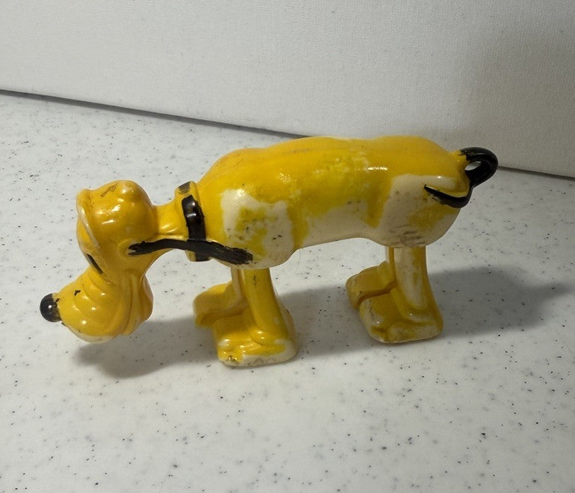 Vintage 1960s Marx Disney Pluto Ramp Walker Plastic Toy Figure Hong Kong