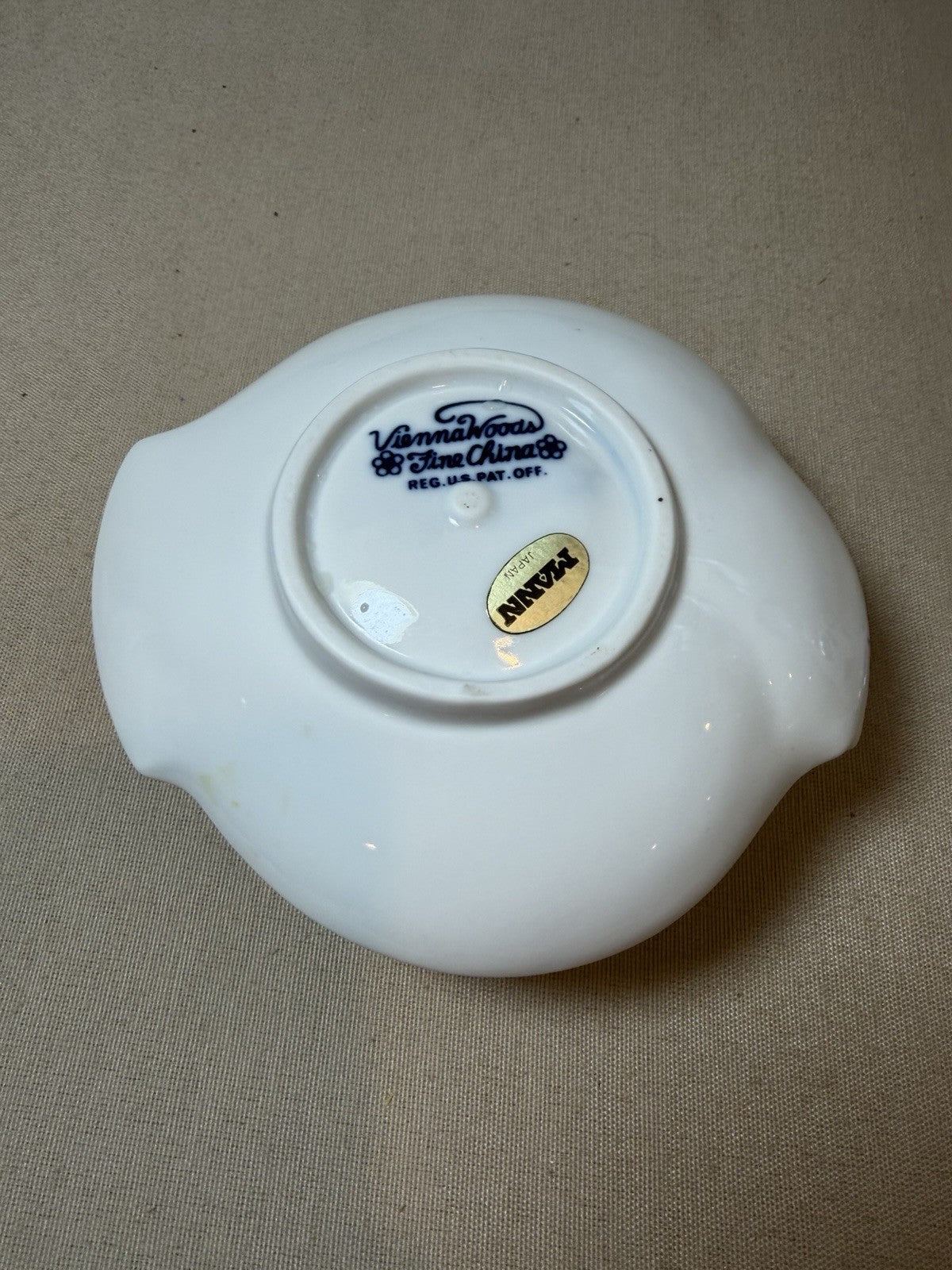 Vienna Woods Blue Onion Fine China Candle Holders Taper Dish Lot 2 Seymour Mann