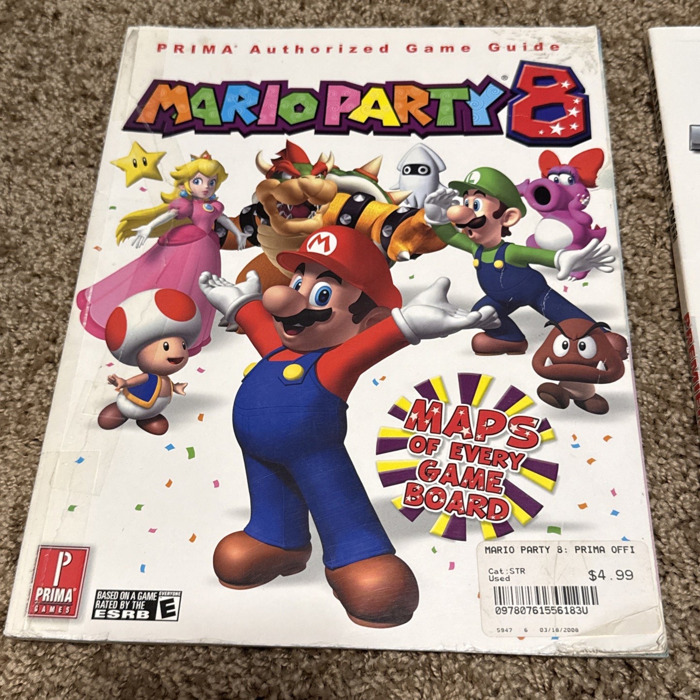 Mario Party 8 Mario Kart Wii Official Strategy Guide Lot of 2 Guides