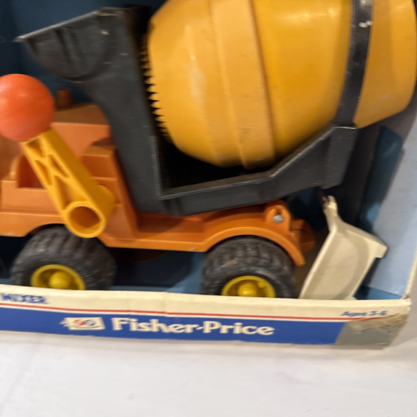 Vintage Fisher Price 315 Cement Mixer Dump Truck 1978 Original Box Toy