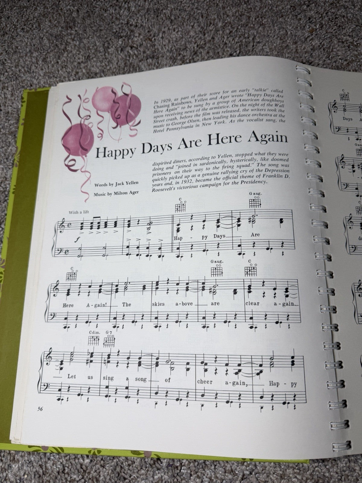 Readers Digest Family Songbook 1969 Hardcover Vintage Music Collection