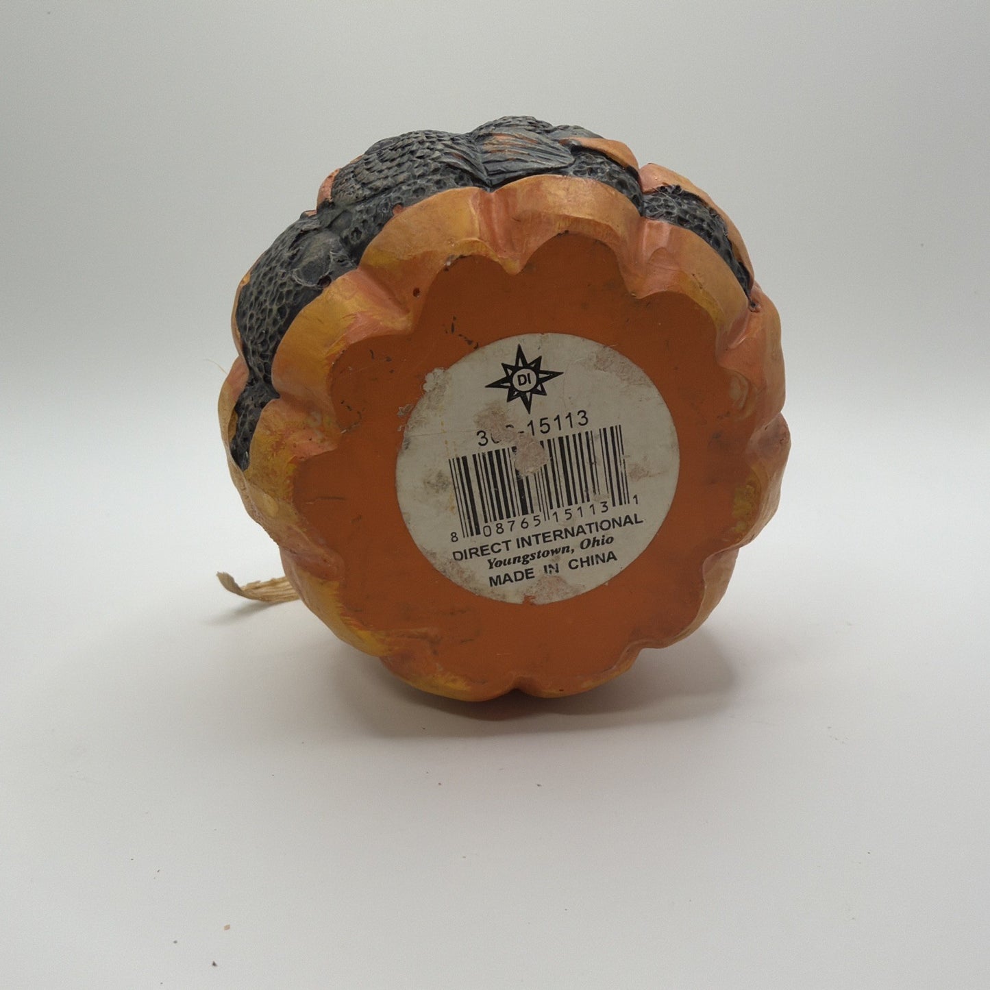 Hand Carved Wooden Pumpkin Turkey Scene Direct International Ohio