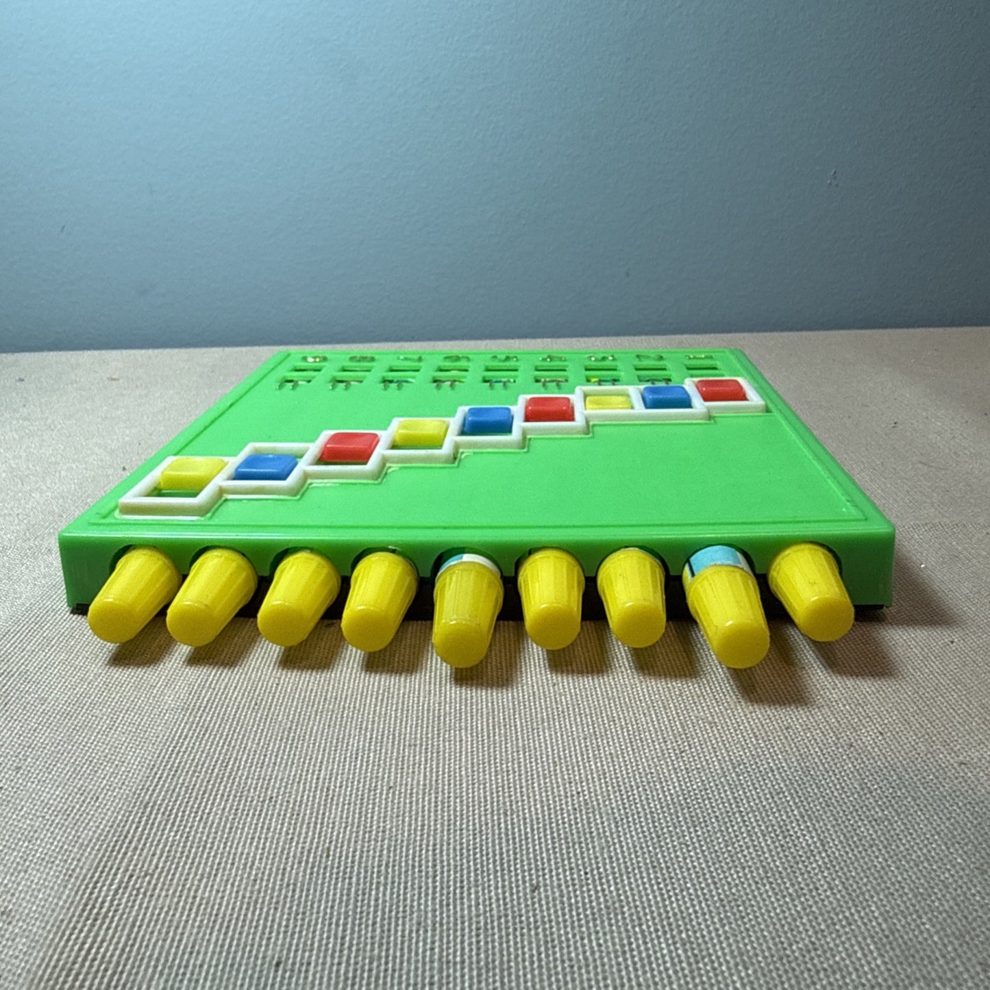 Vintage Sears Little Learners Mini Calculator Educational Toy Blue 1980s