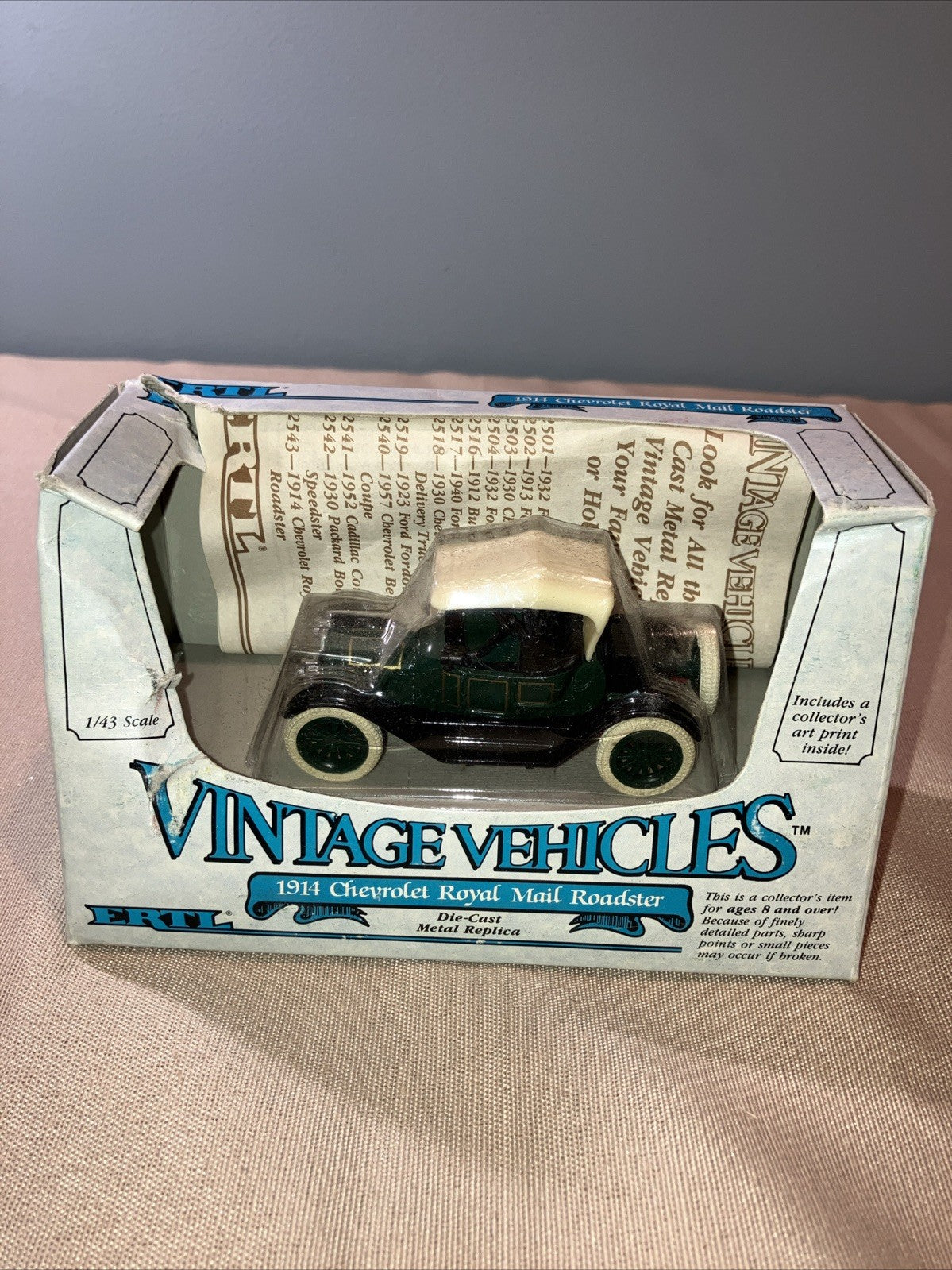 Ertl Vintage Car Lot Model T Packard Chevy Roadster Diecast 1:36