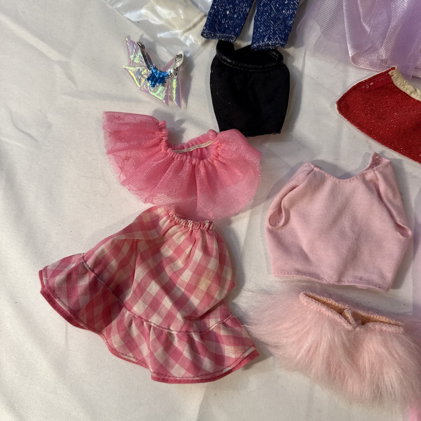 Vintage Barbie Doll Case (1968) with Clothes Accessories & Autograph Book (1996)