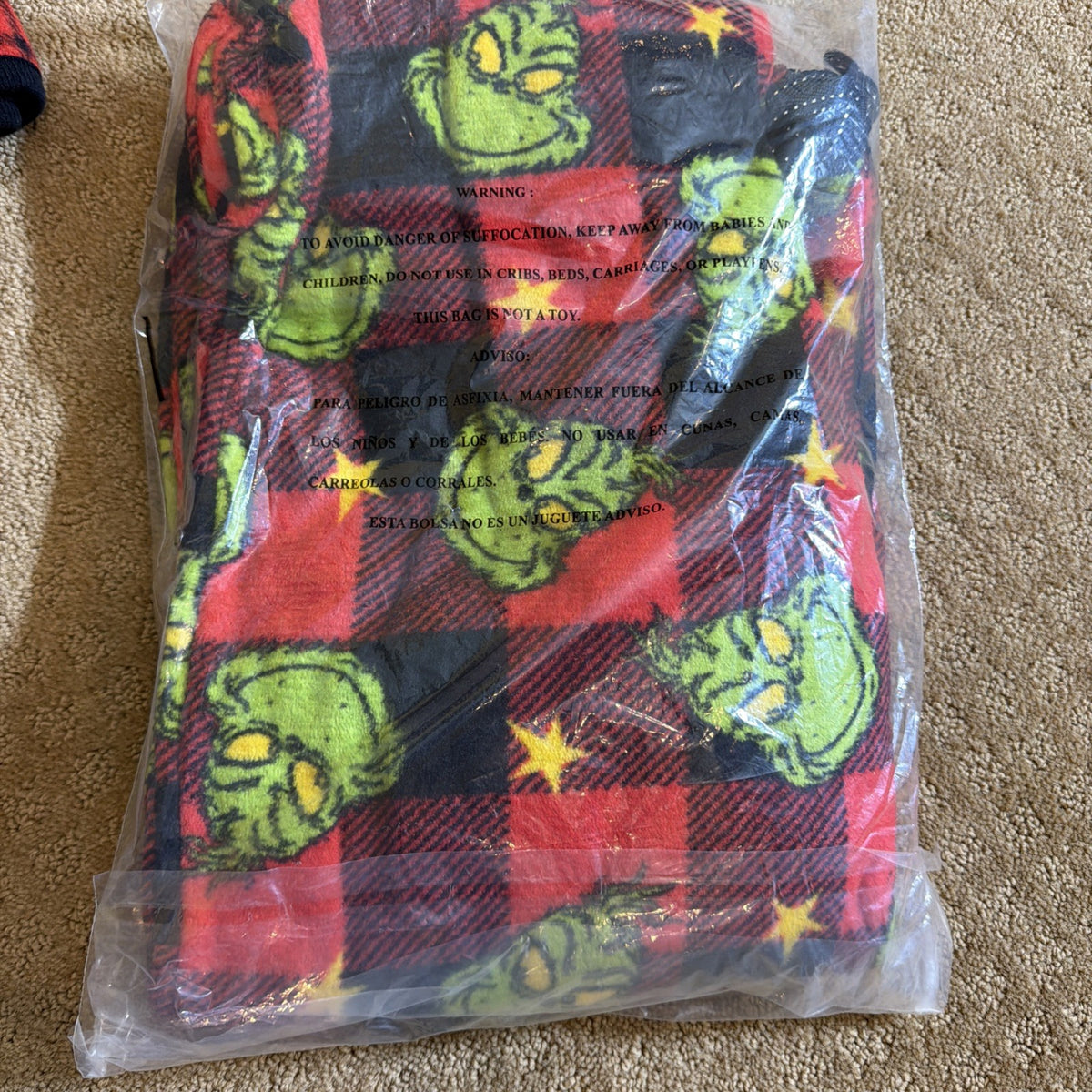 NWT Cuddl Duds Fleece Wrap L XL Dr Seuss Grinch Plush PJ Pants 1X Holiday Lot