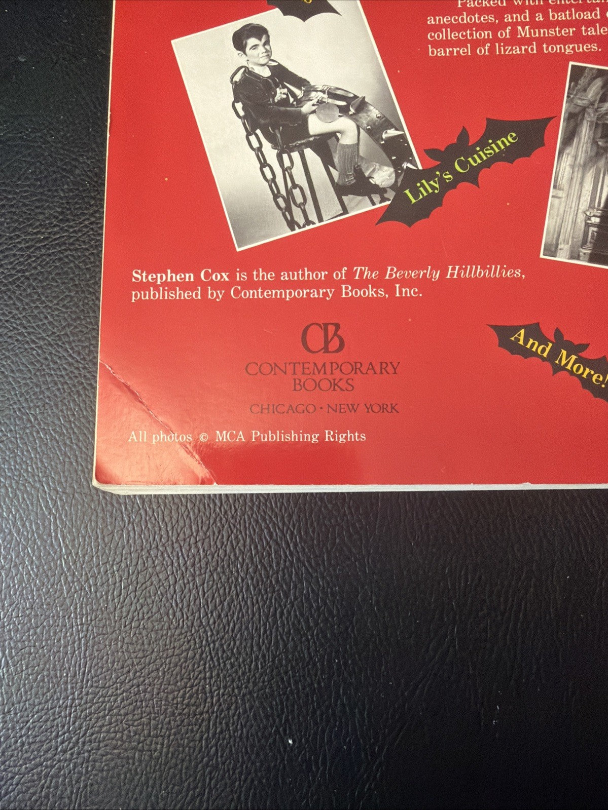 The Munsters TV First Family Fright Official Ghoul Guide Stephen Cox 1989 Book