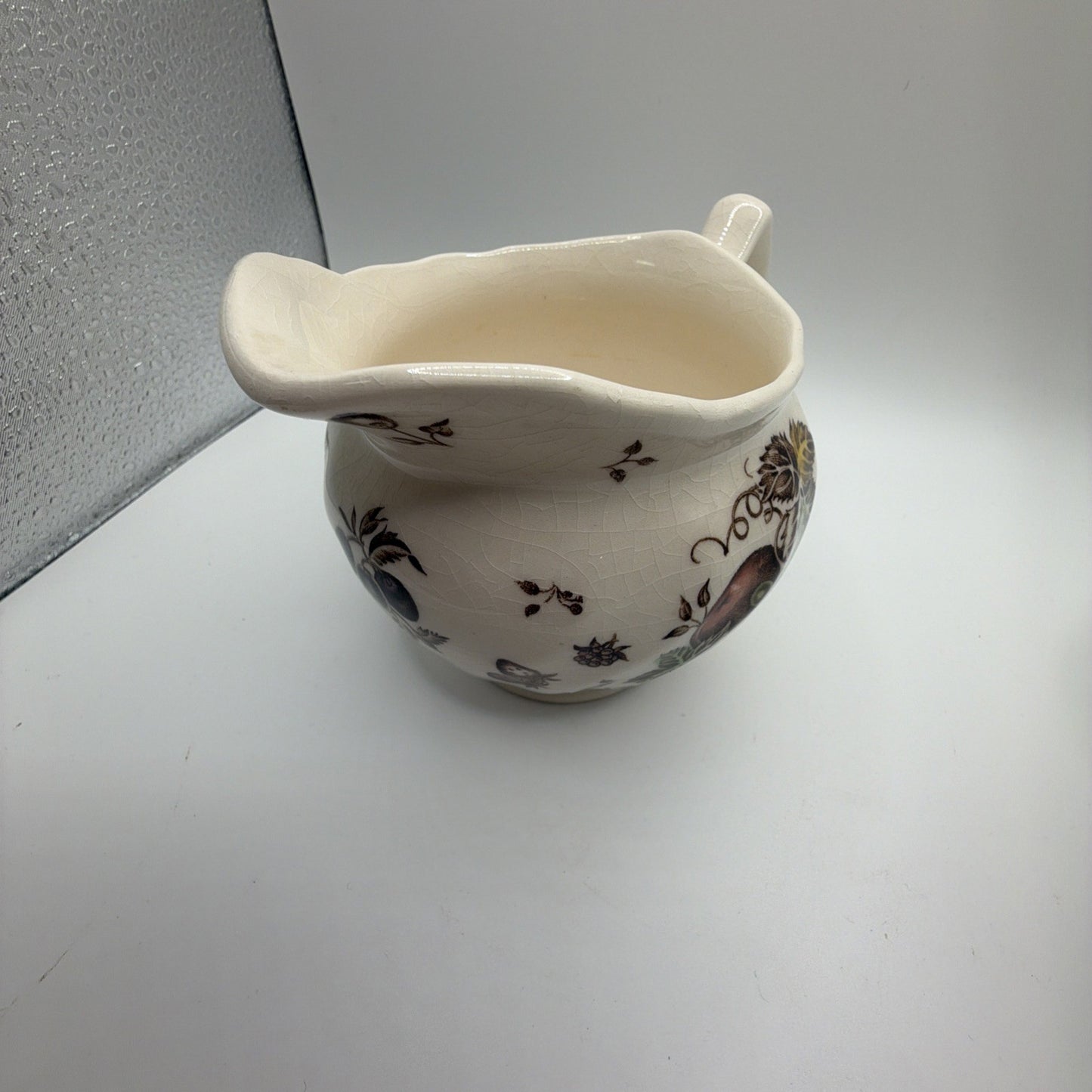Johnson Brothers Autumn Delight Ironstone Creamer Sugar Bowl England