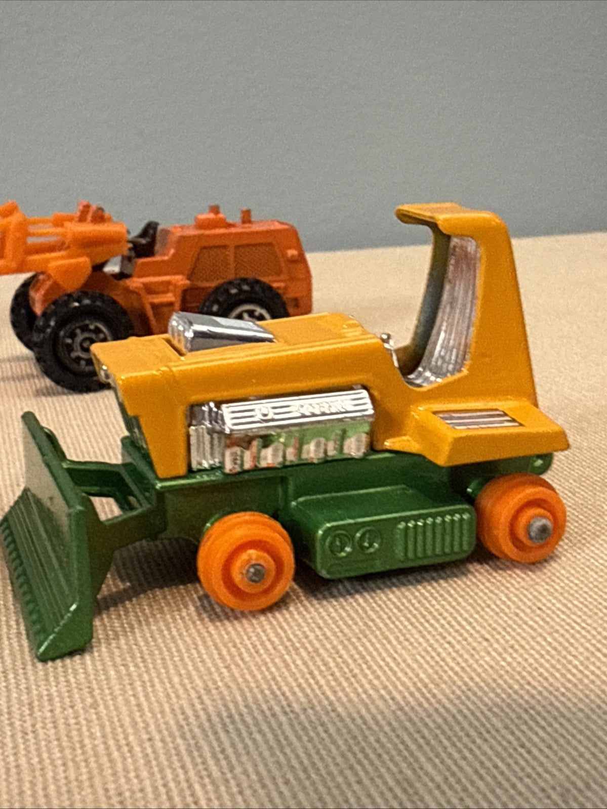 Vintage Matchbox Lesney Superfast Construction Lot Rod Roller Tractor Forklift⁠