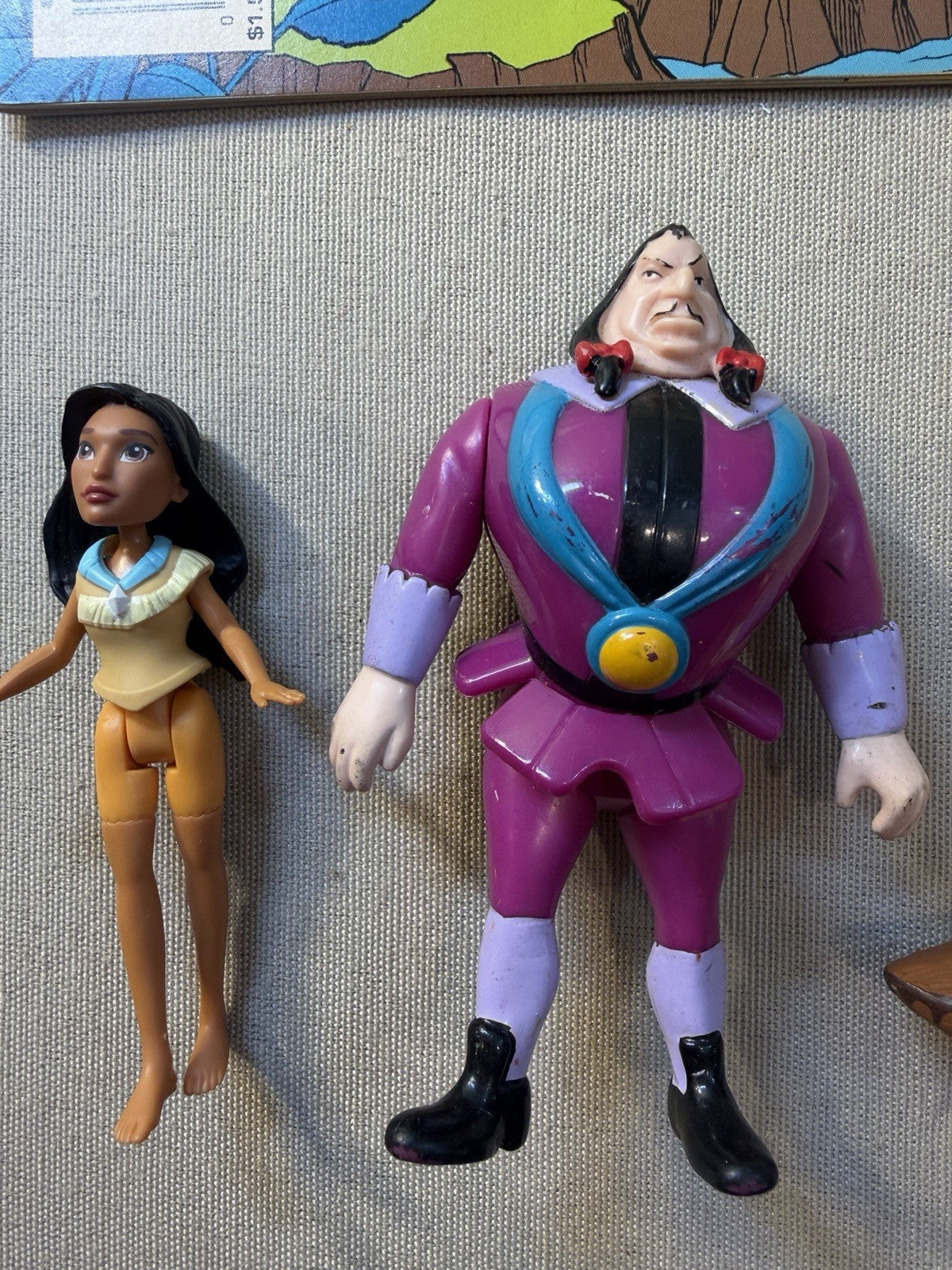 Vintage Disney Pocahontas Lot Comics Figures Burger King Hallmark 1995 Toys