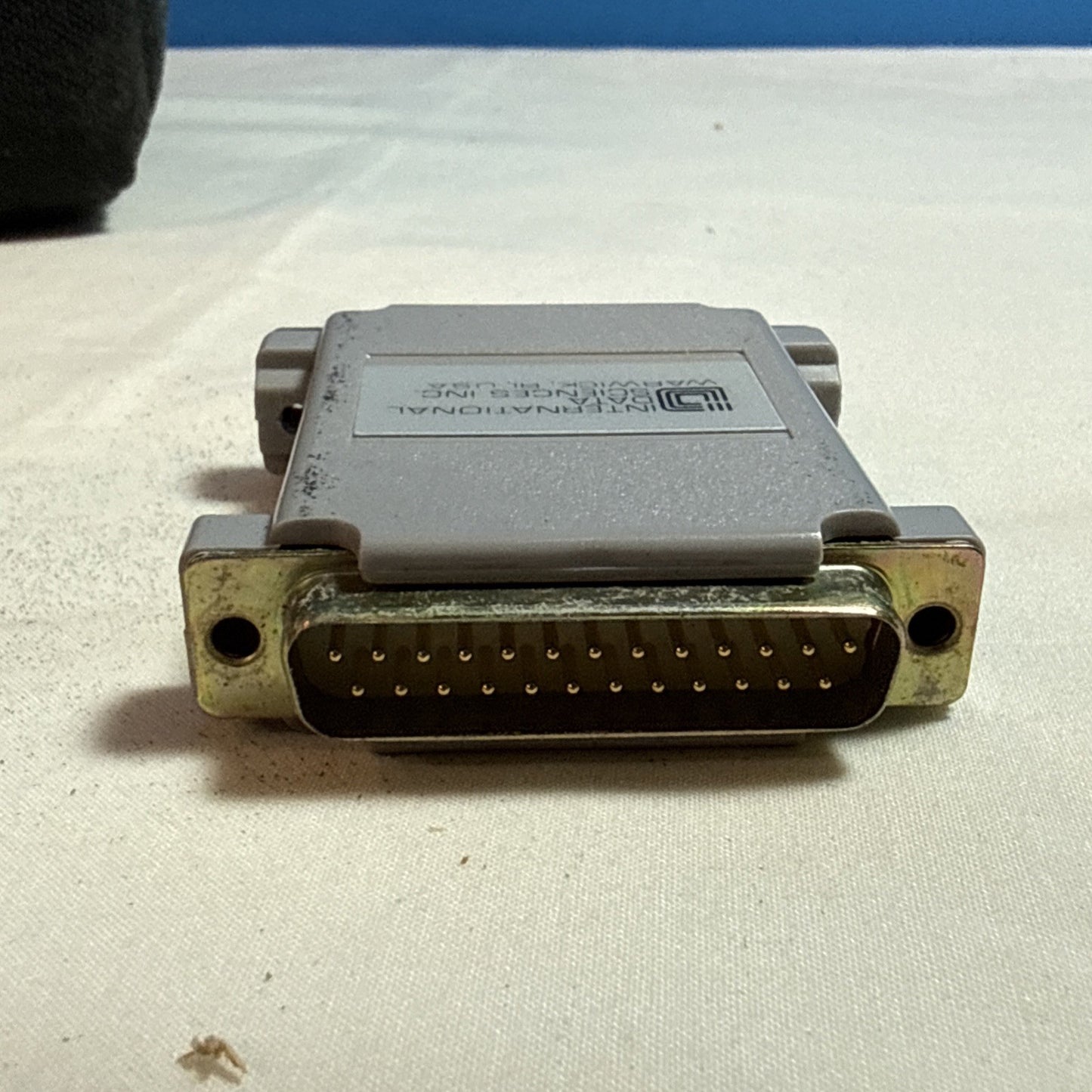 Vintage IDS Blue Box 100 RS-232 Breakout Box Diagnostic Tester DB25 Siemon Case