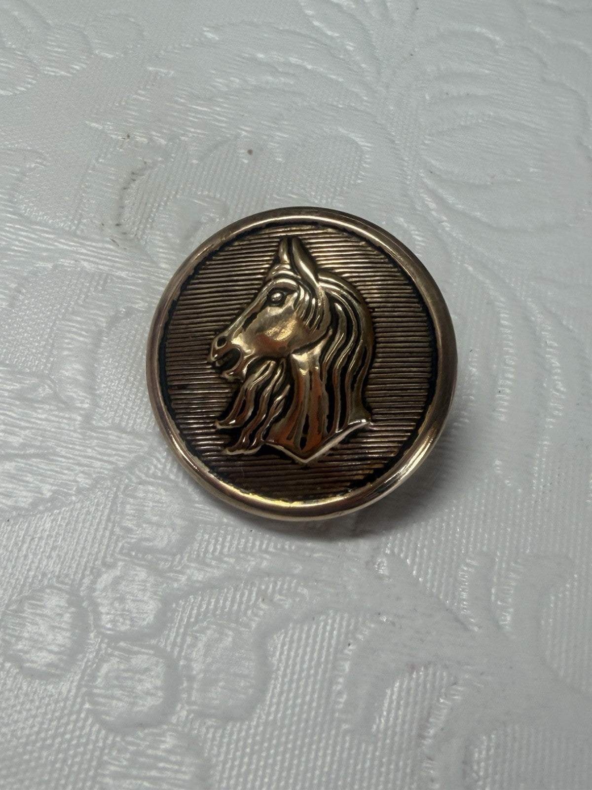 Vintage Horse Button Covers Lot Gold Bronze Equestrian Western Cowboy Styking 8p
