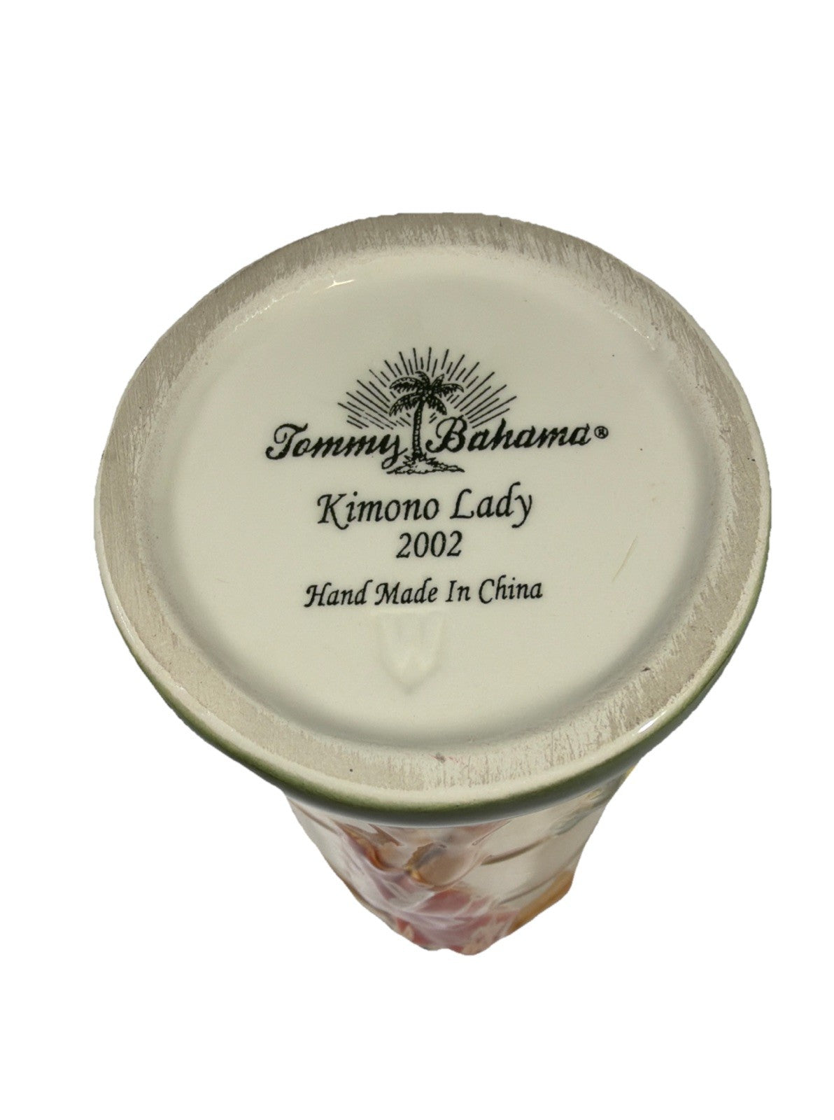 Tommy Bahama 2002 Kimono Lady Tiki Mug Vase Hawaiian Hula Ceramic