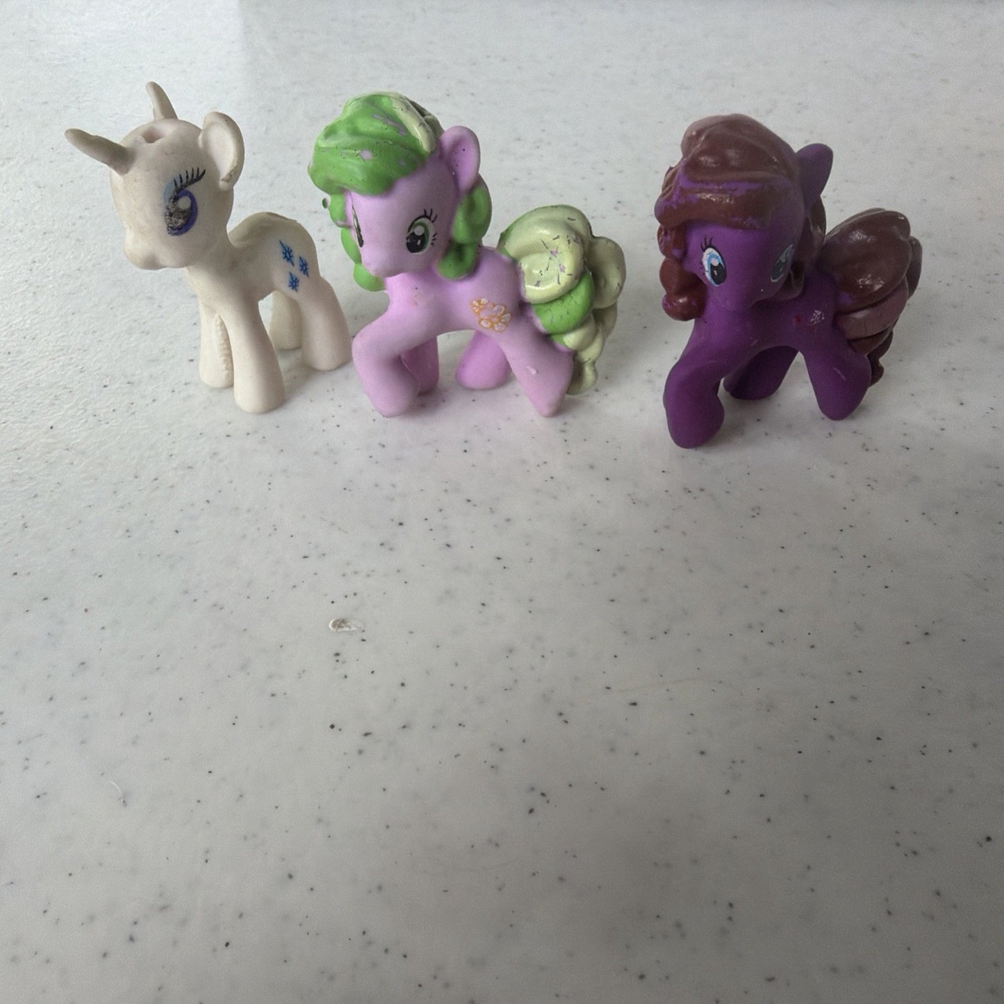 My Little Pony G4 Novelty Eraser Lot Rarity Cheerilee Fizzypop 4 Piece Set Toy