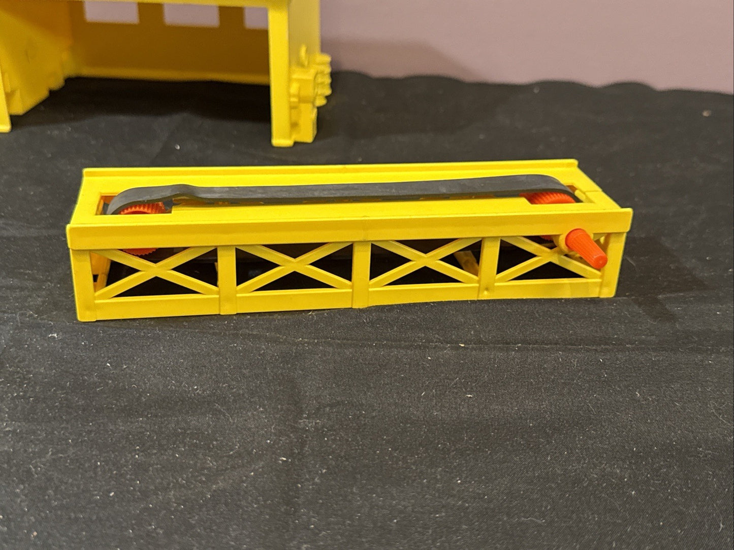 1972 Mattel Preschool Airport Playset Plane Copter Truck Vintage Incomplete