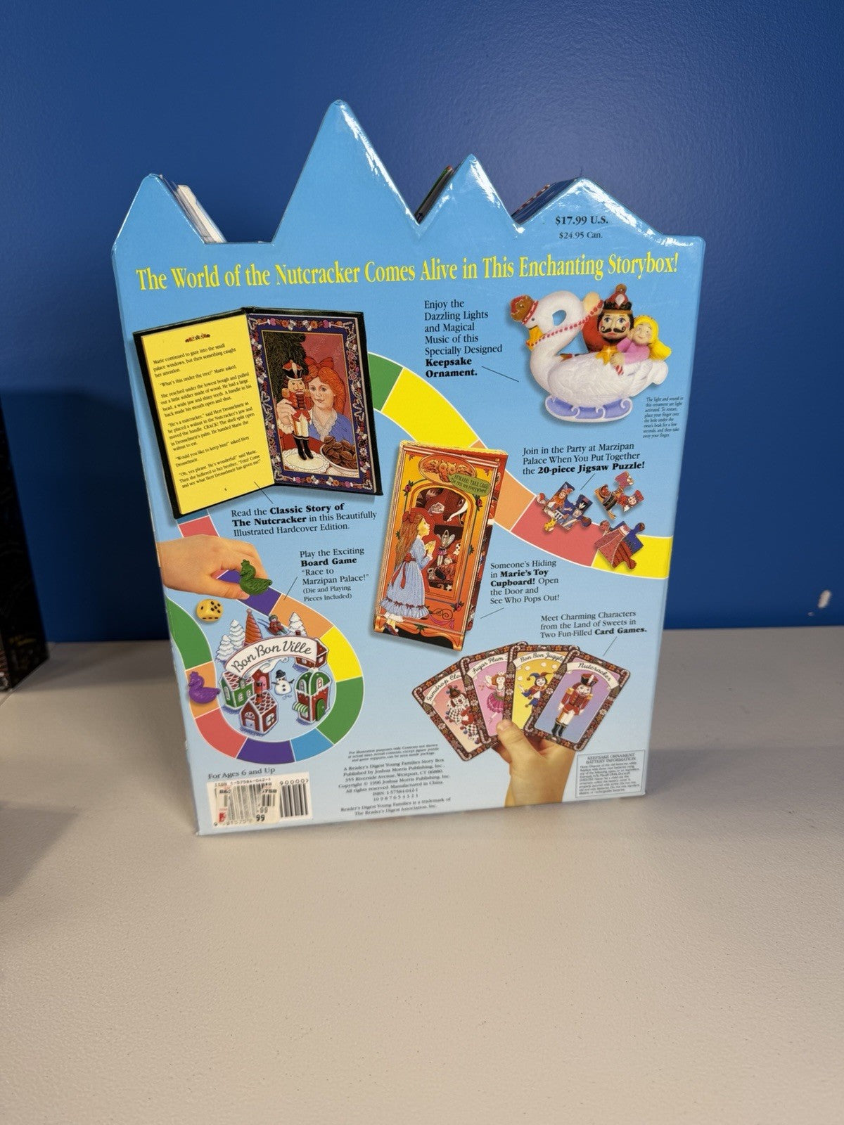Vintage 1996 Reader's Digest The Nutcracker Interactive Story Box Activity Set