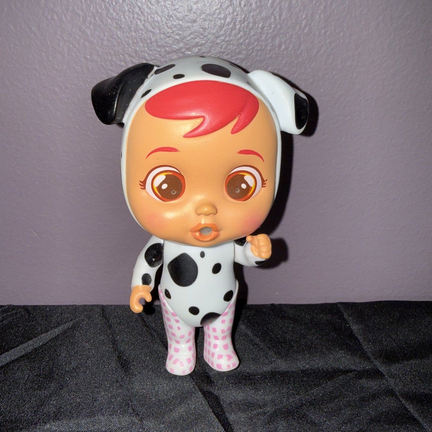 Cry Babies Lot Of 4 5" Doll Magic Tears Unicorn Dalmatian Dinosaur Apple So Cute