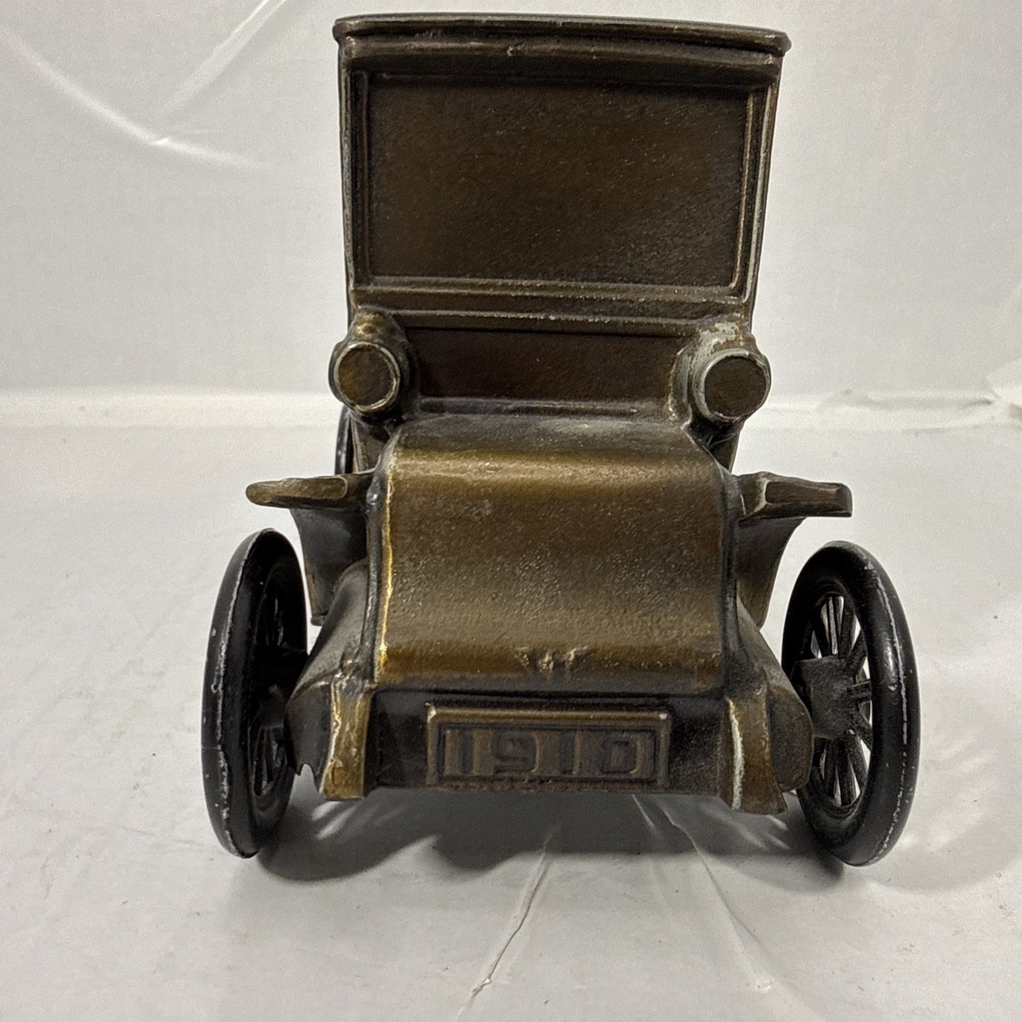 Vintage Banthrico 1910 Baker Electric Car Brass Bank Jamestown First Natl