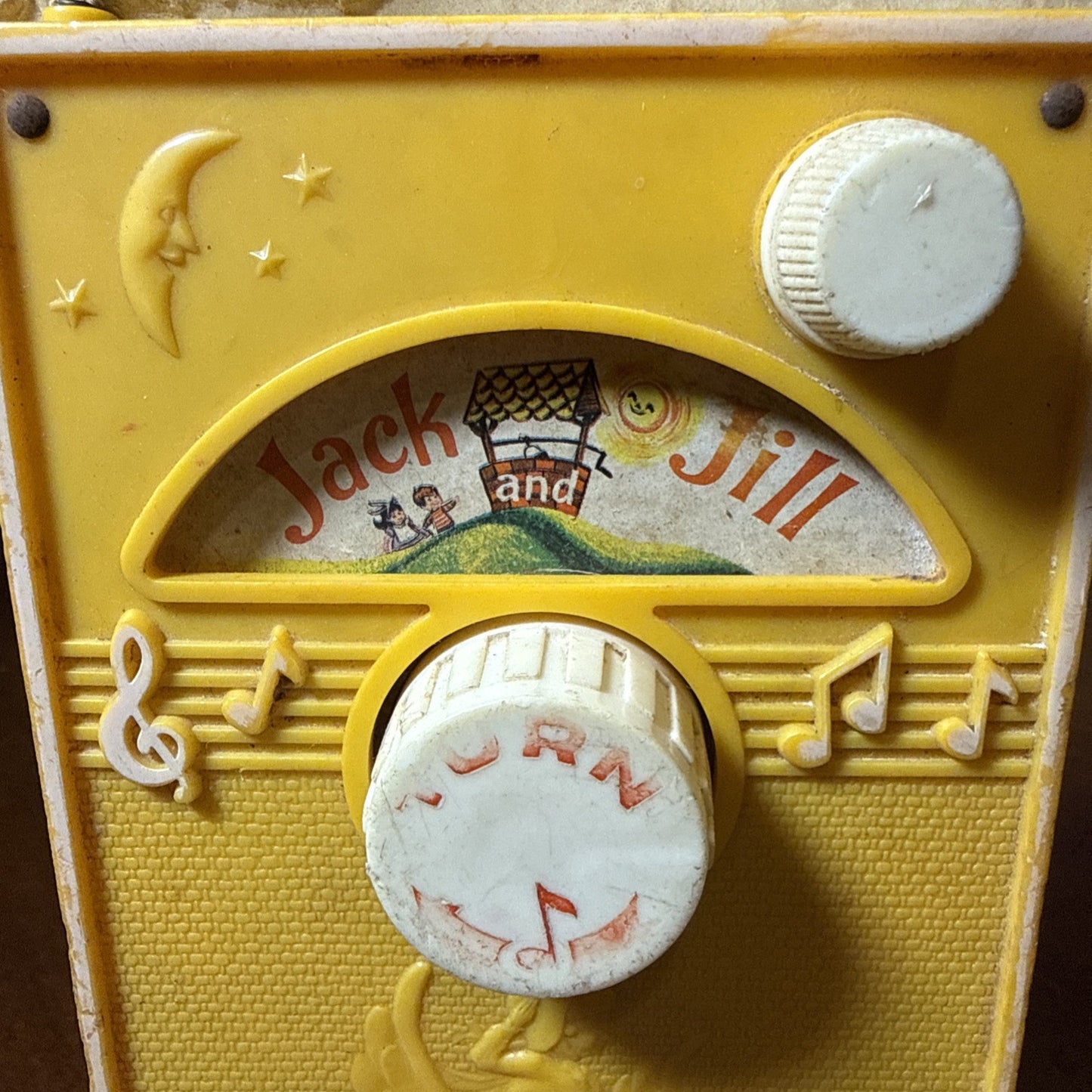 Vintage Lot of 2 Fisher Price Jack and Jill Music Box Radio & Pocket Radio WORKS