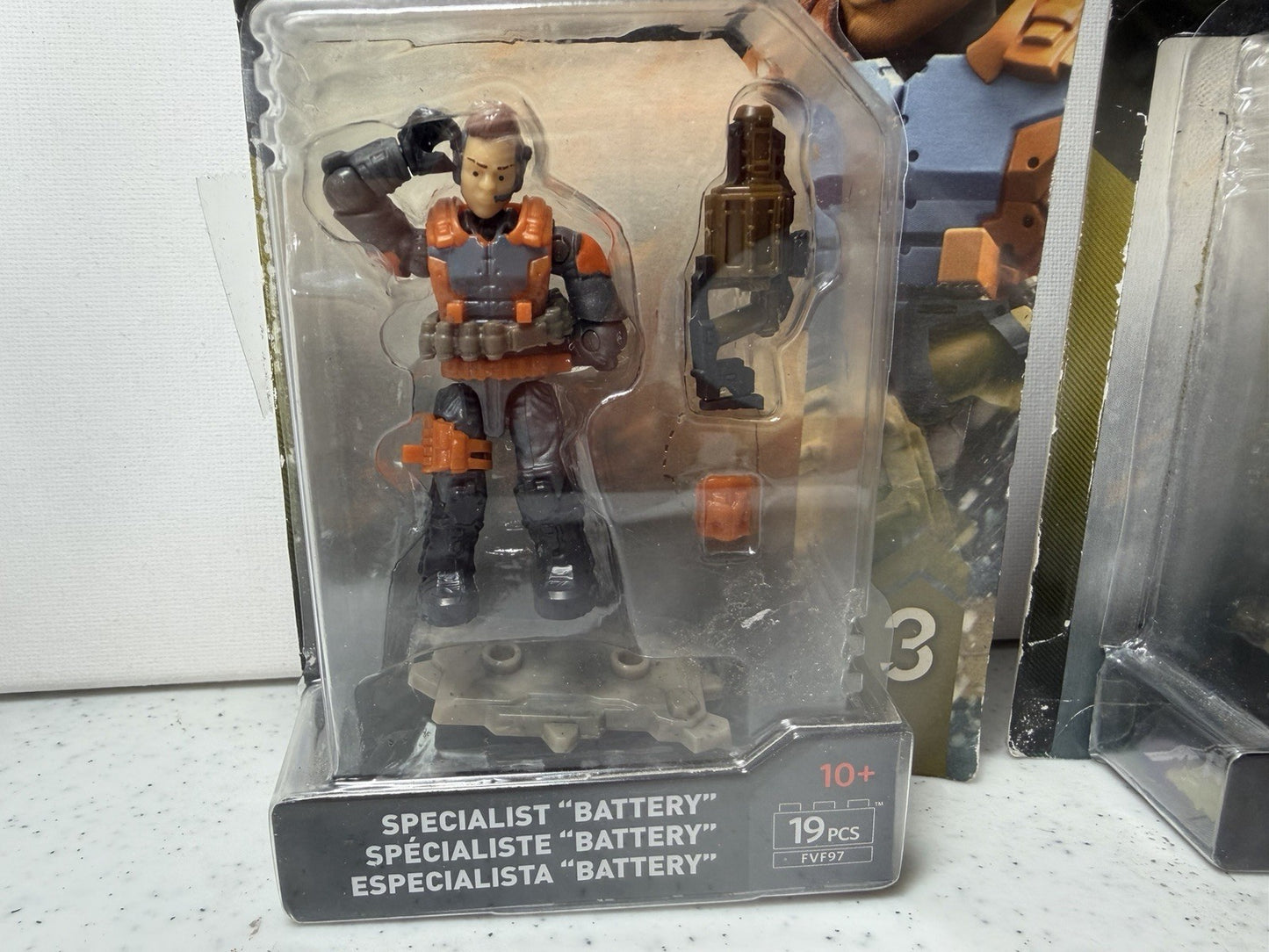 Mega Construx Call of Duty 4 Figure Lot 2 New Specialist Battery  2 Loose