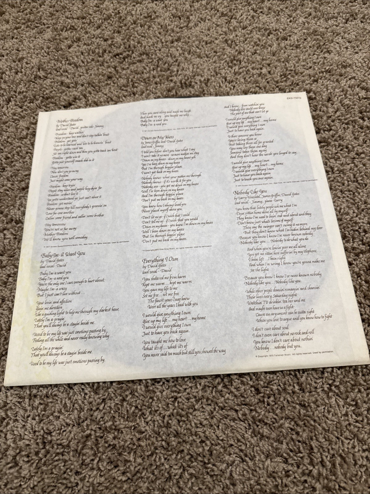 Bread Vinyl LP Lot 3 Best Of Bread Guitar Man Other 1970s Soft Rock Records VG+