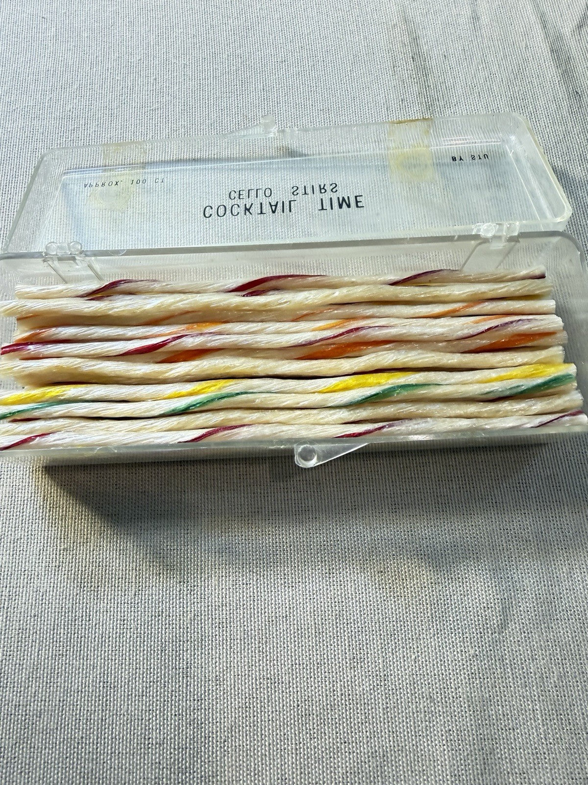 Vintage Cocktail Canape Cutters Picks Cello Stirs Tray Party Barware Mixed Lot