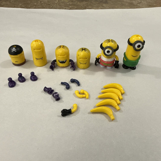 Mega Bloks Despicable Me Mystery Minions Series 3 Blind Pack Lot of 6 Minions