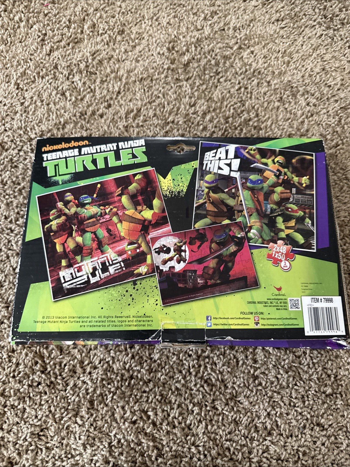 Kids Puzzle Bundle Disney Moana Lion King Spider Man TMNT Lot of 5 Puzzles