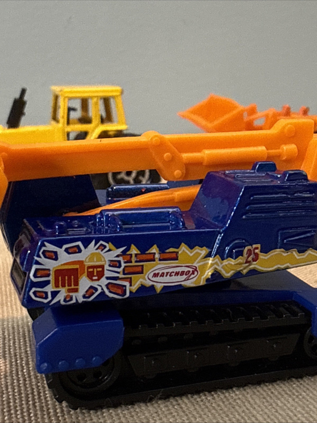 Vintage Matchbox Lesney Superfast Construction Lot Rod Roller Tractor Forklift⁠