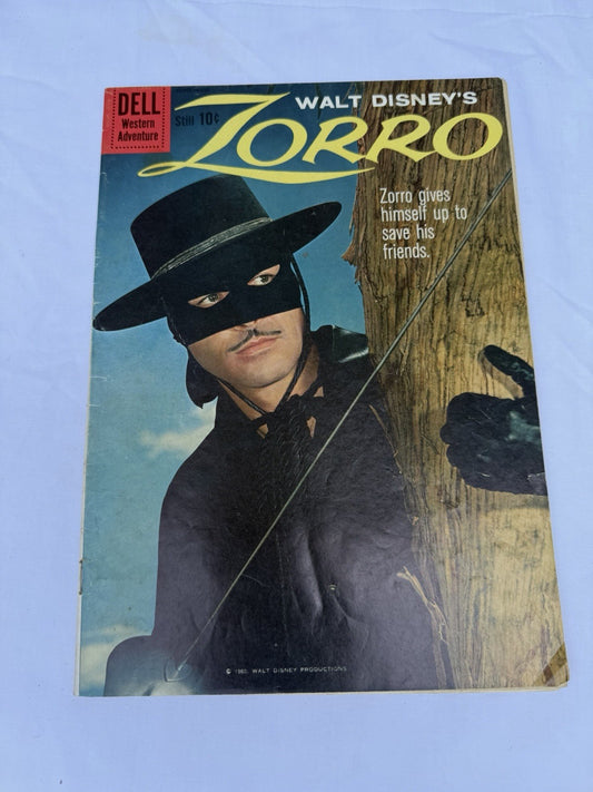 Walt Disney's Zorro #10 Dell Comics 1960 Guy Williams Photo Cover