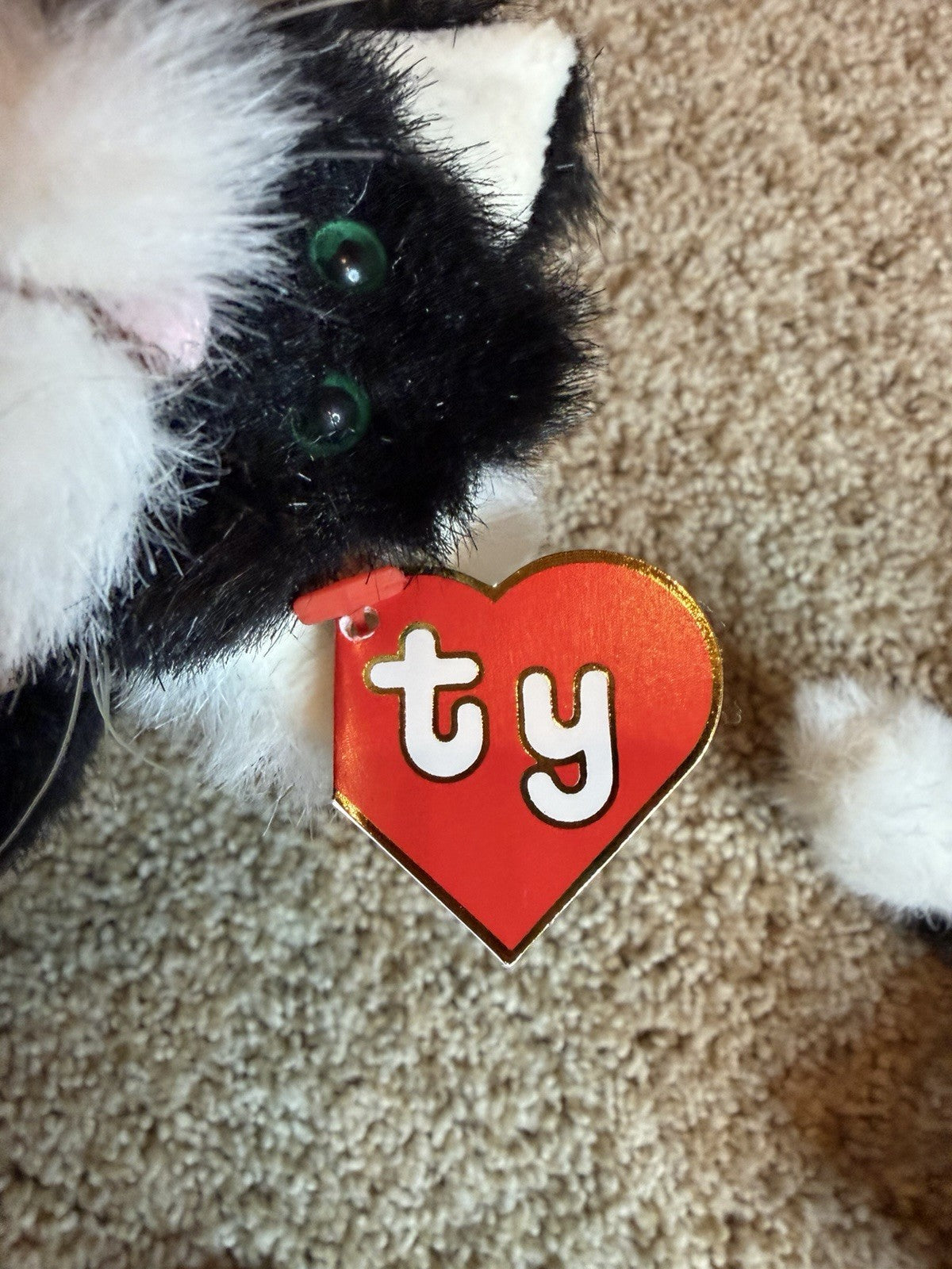 Ty Beanie Babies Purry Cat Bandit Raccoon Finding Dory Destiny Plush Toy Lot 4