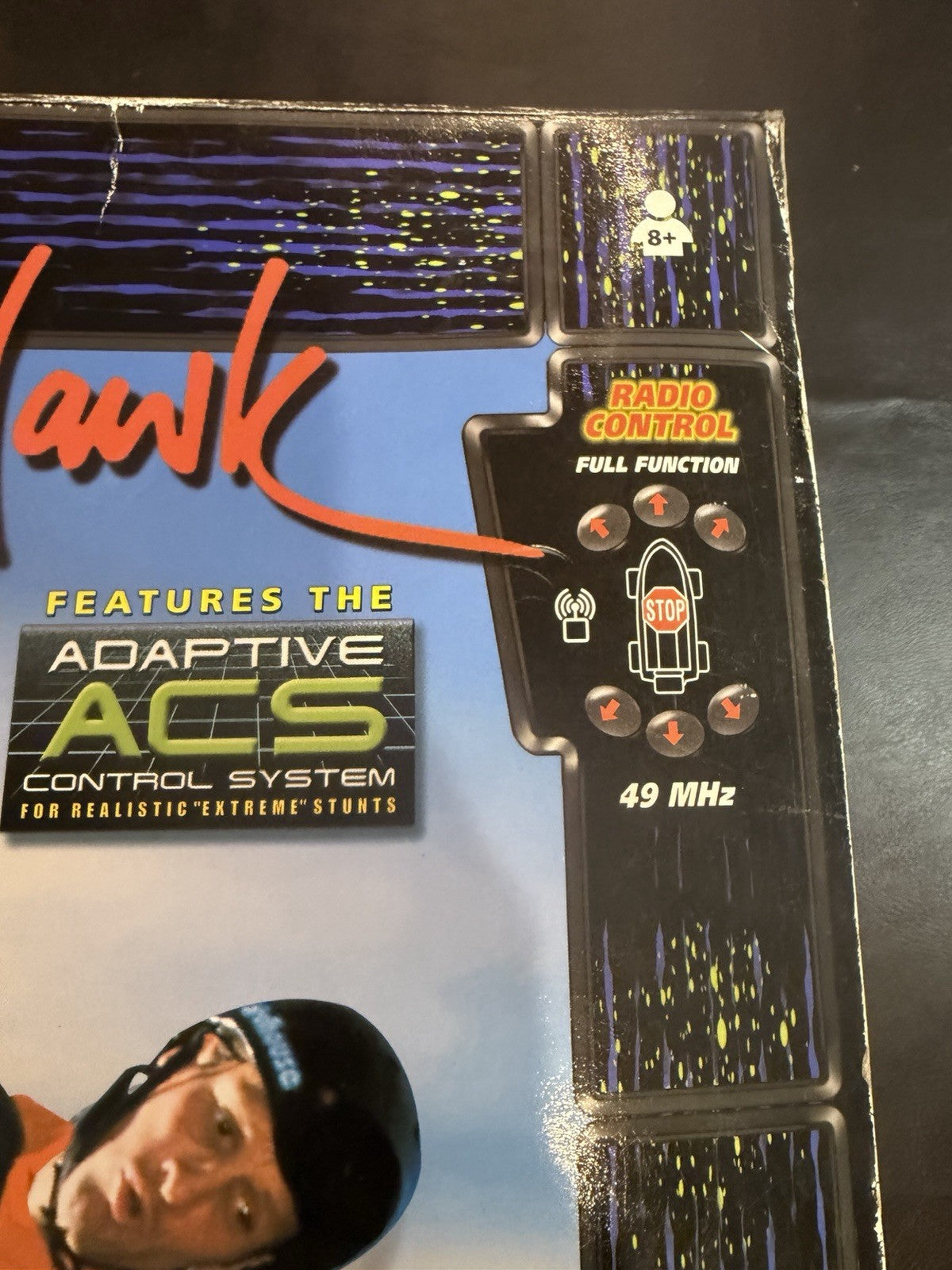Tyco RC Tony Hawk Xtreme Skateboard Radio Control Toy New in Box 2001 Rare