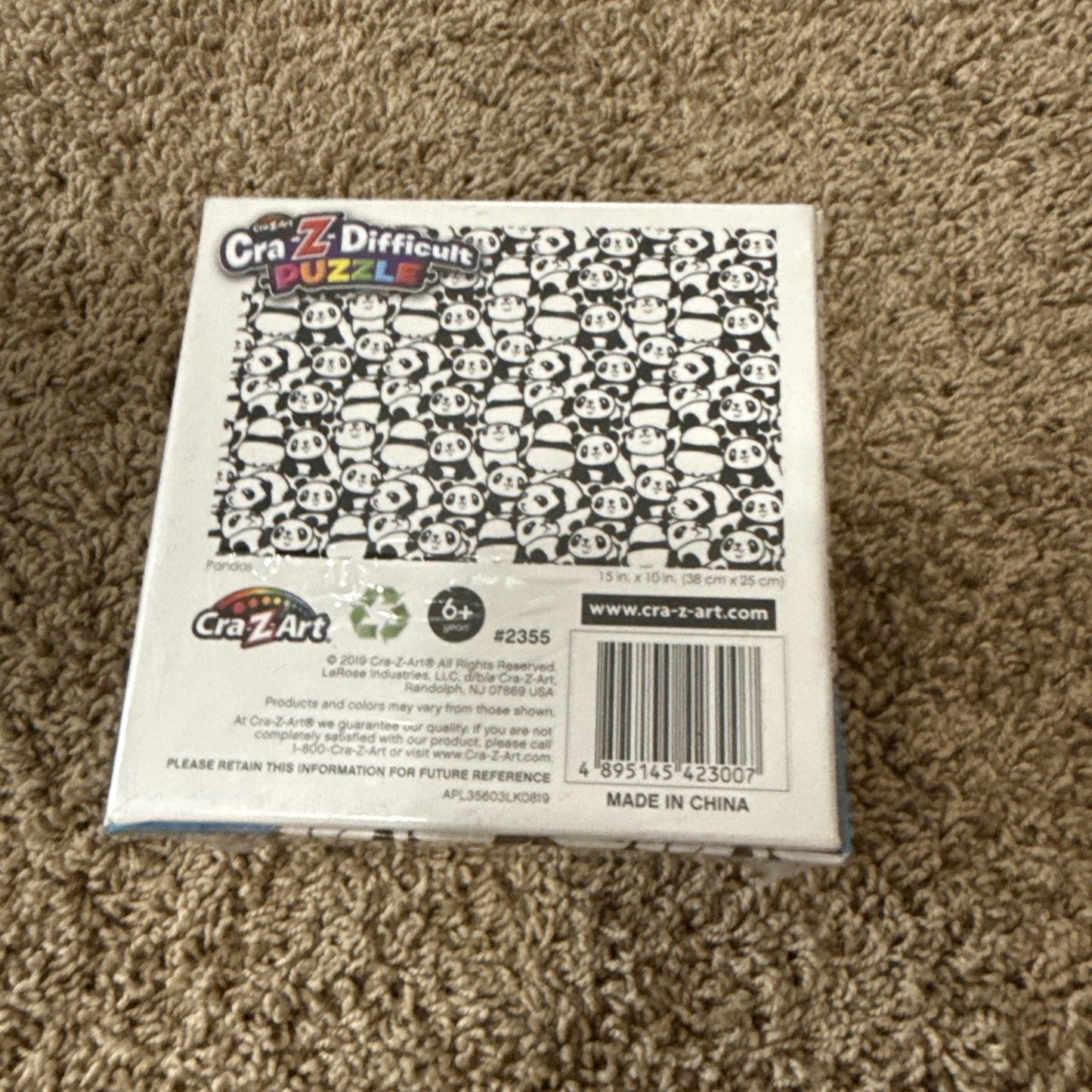 Cra-Z-Art Puzzle Bundle with Playing Cards Goldfish Pandas 100pc NEW