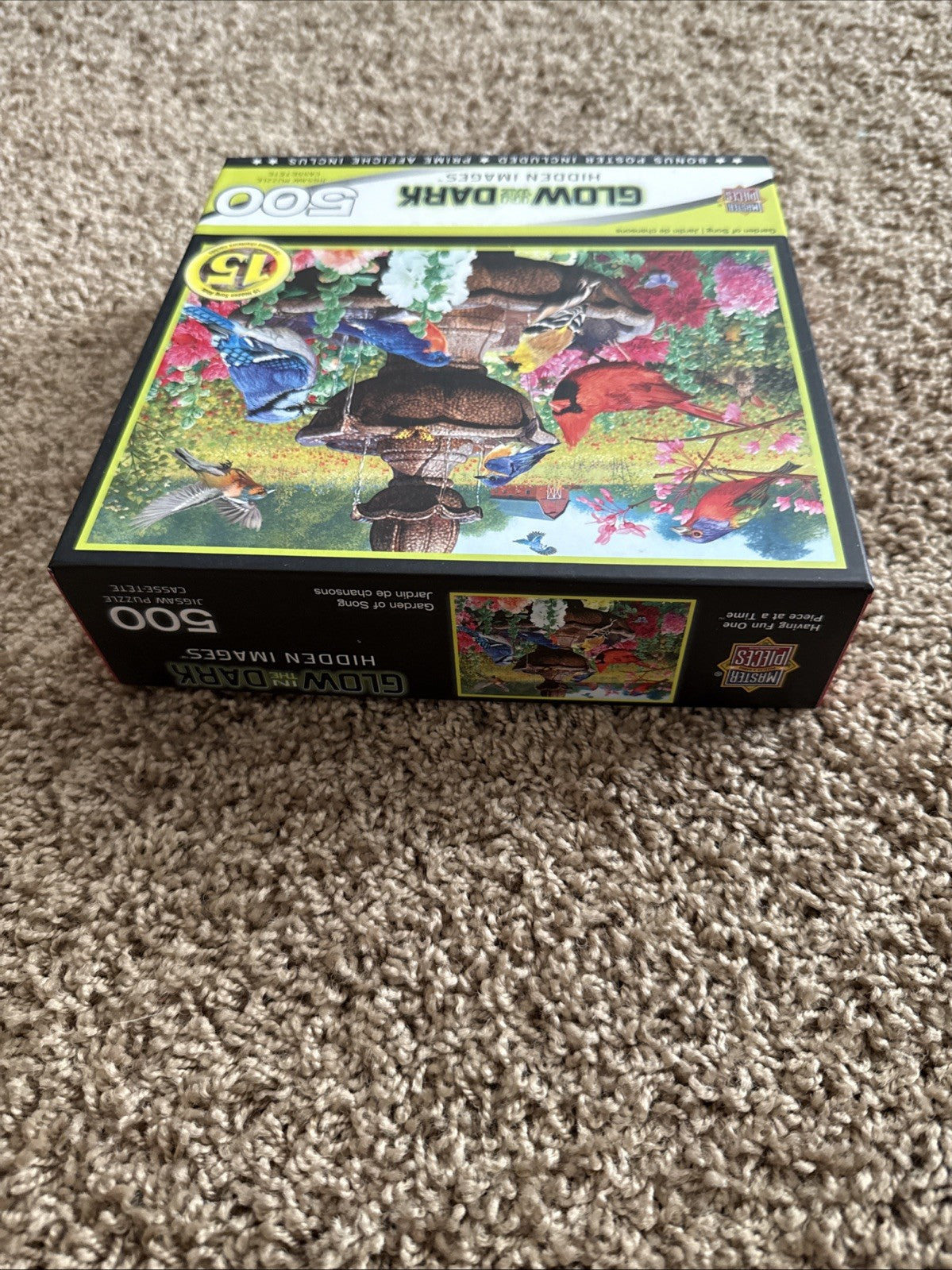 Lot Of 2 Bird Puzzle Lot of 10 100pc 300pc 500pc New in Box + Glow In Dark 500pc