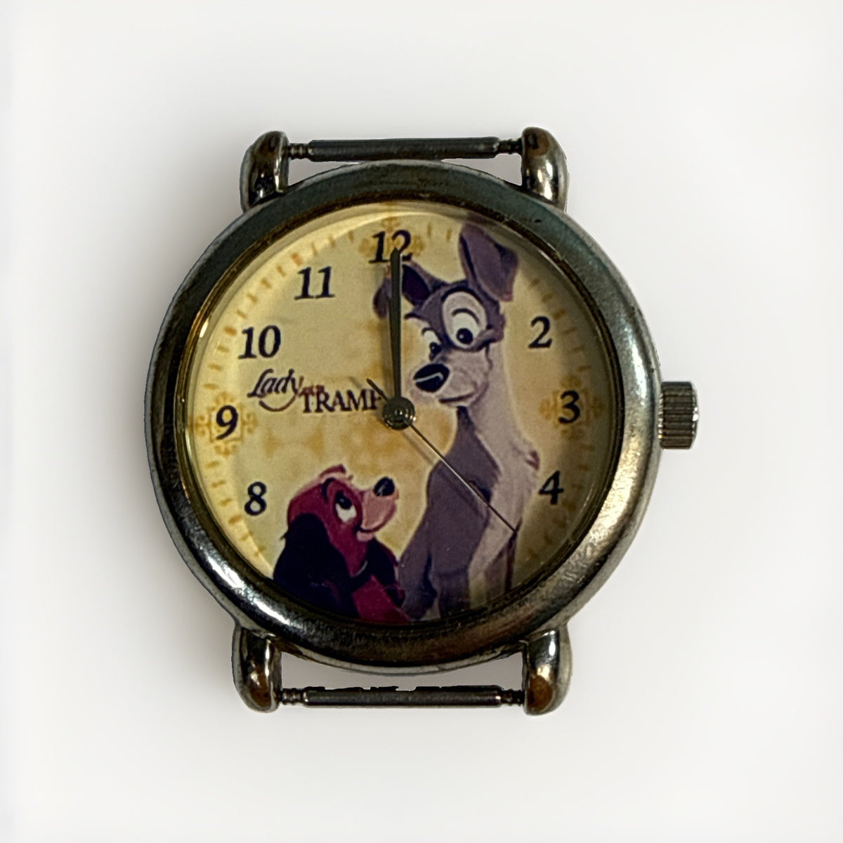 Disney Lady and the Tramp Special Edition Watch Face Works No Band Needs Battery