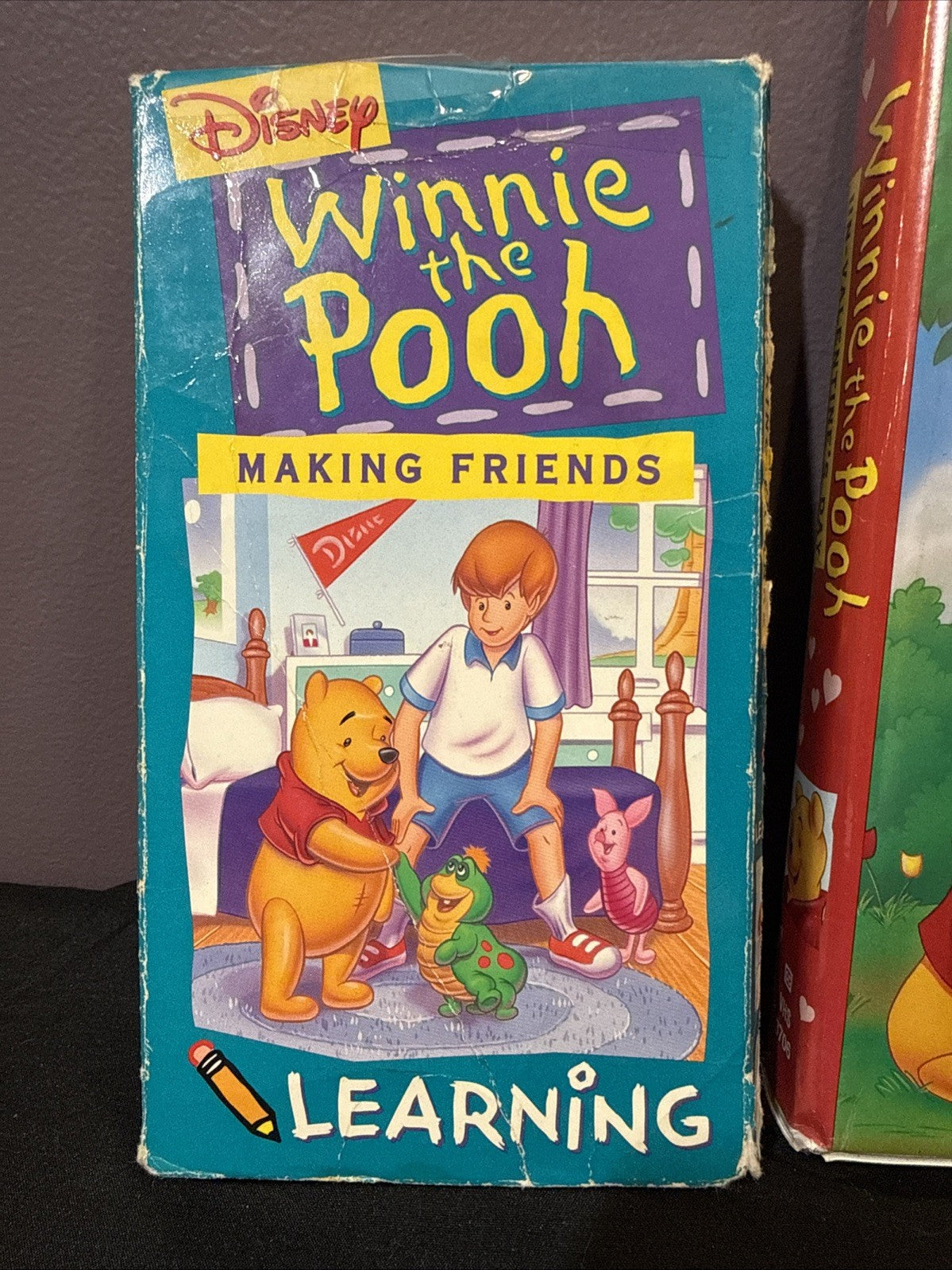 Winnie the Pooh VHS Lot 3 Disney Tapes Animated Classics UNTESTED