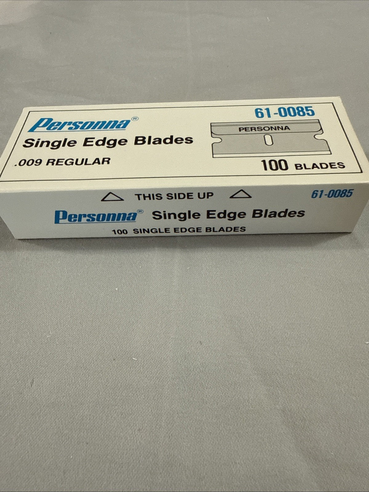 Personna Single Edge Razor Blades 100-ct  .009 regular Surgical Carbon Steel