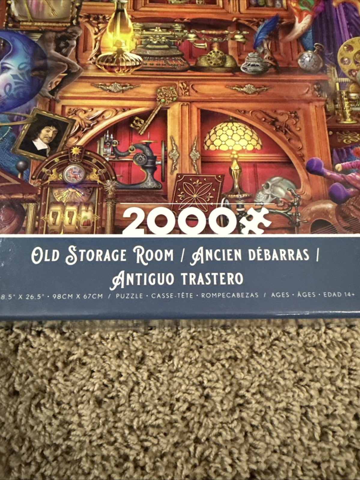 2000 Pc Puzzle Lot 2 Old Storage Room Little Italian Curiosity Shop Ceaco Kodak