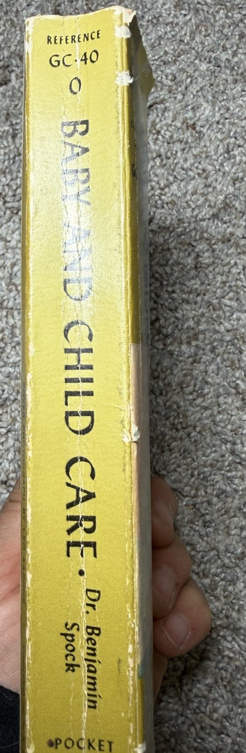 Baby and Child Care Dr Benjamin Spock 1959 Vintage Paperback