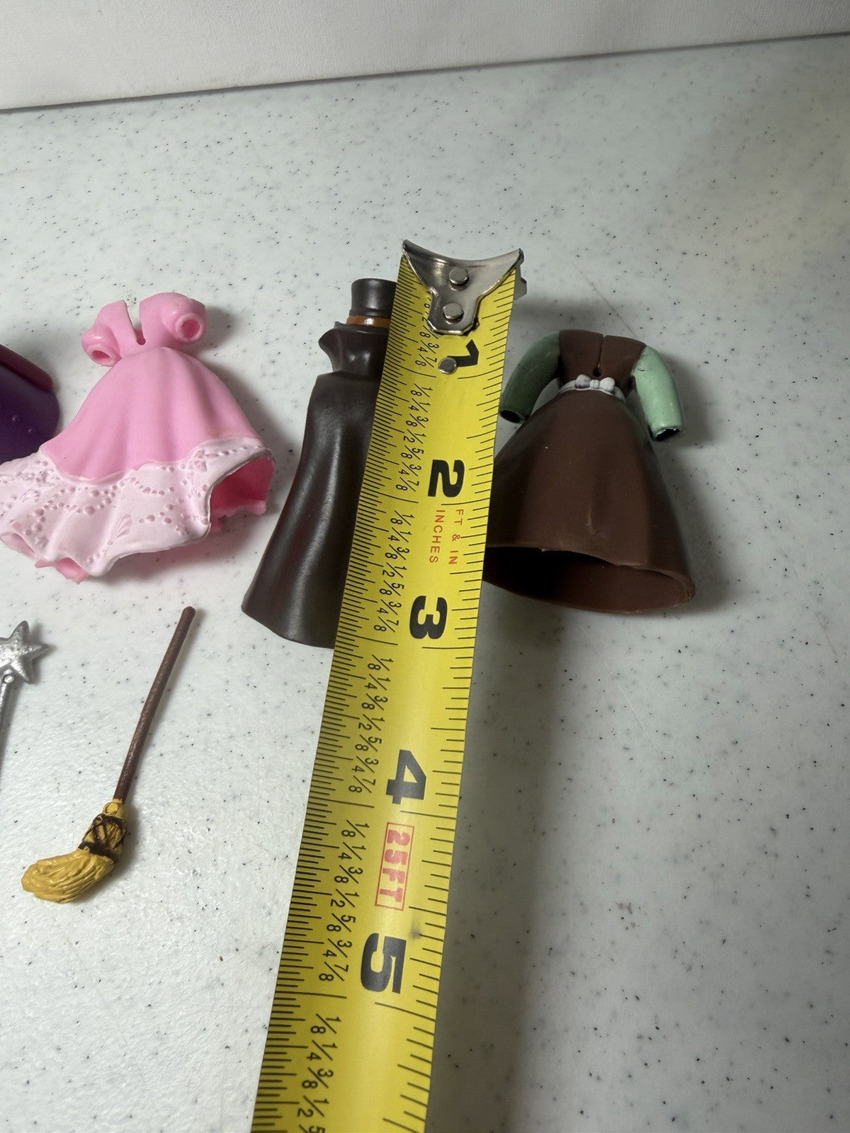 Disney Princess Magiclip Cinderella Doll Dress Cape Wand Accessories Lot Mattel